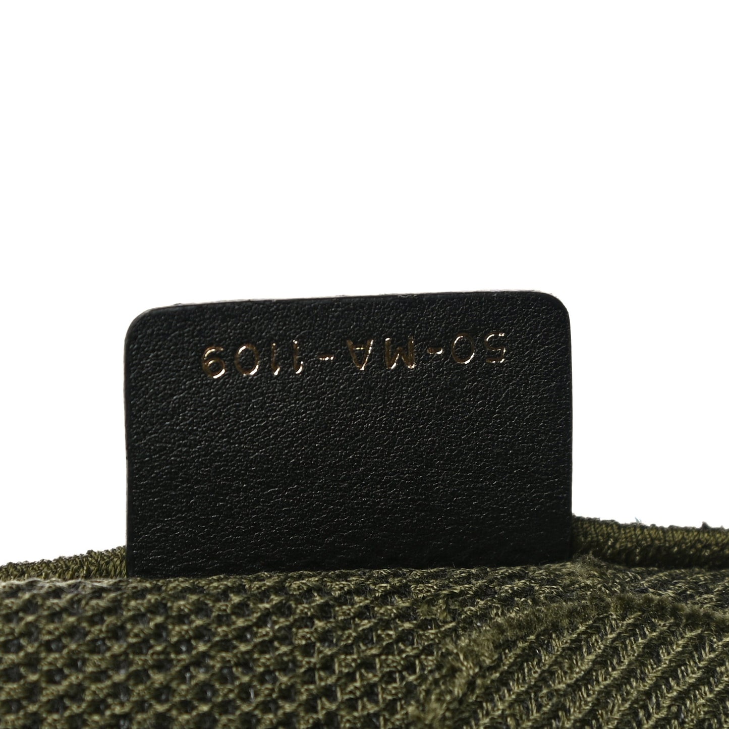 Canvas Embroidered Camouflage Book Tote Green