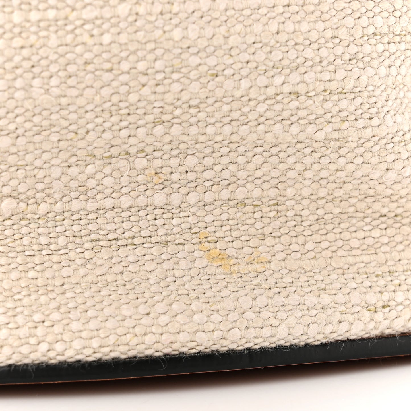 Calfskin Jacquard Linen Anagram Paulas Ibiza Small Sailor Bag Tan Ecru Red