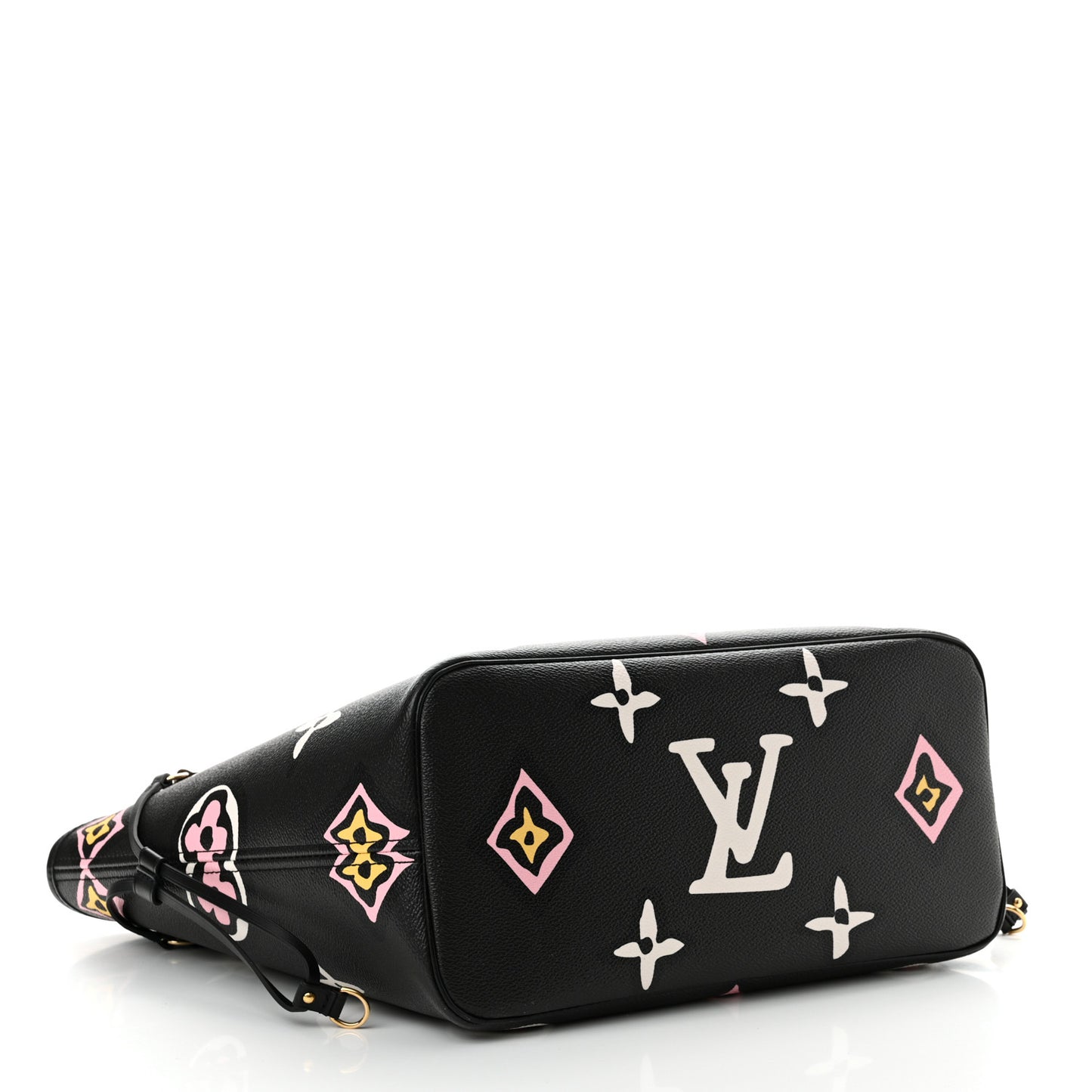 Monogram Giant Wild at Heart Neverfull MM Black