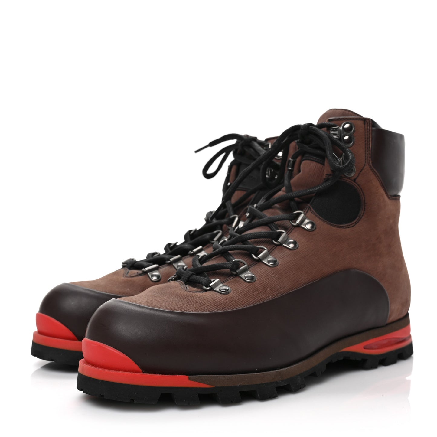 Nubuck Matte Calfskin Mens Alpinist Ankle Boots 9.5 Brown