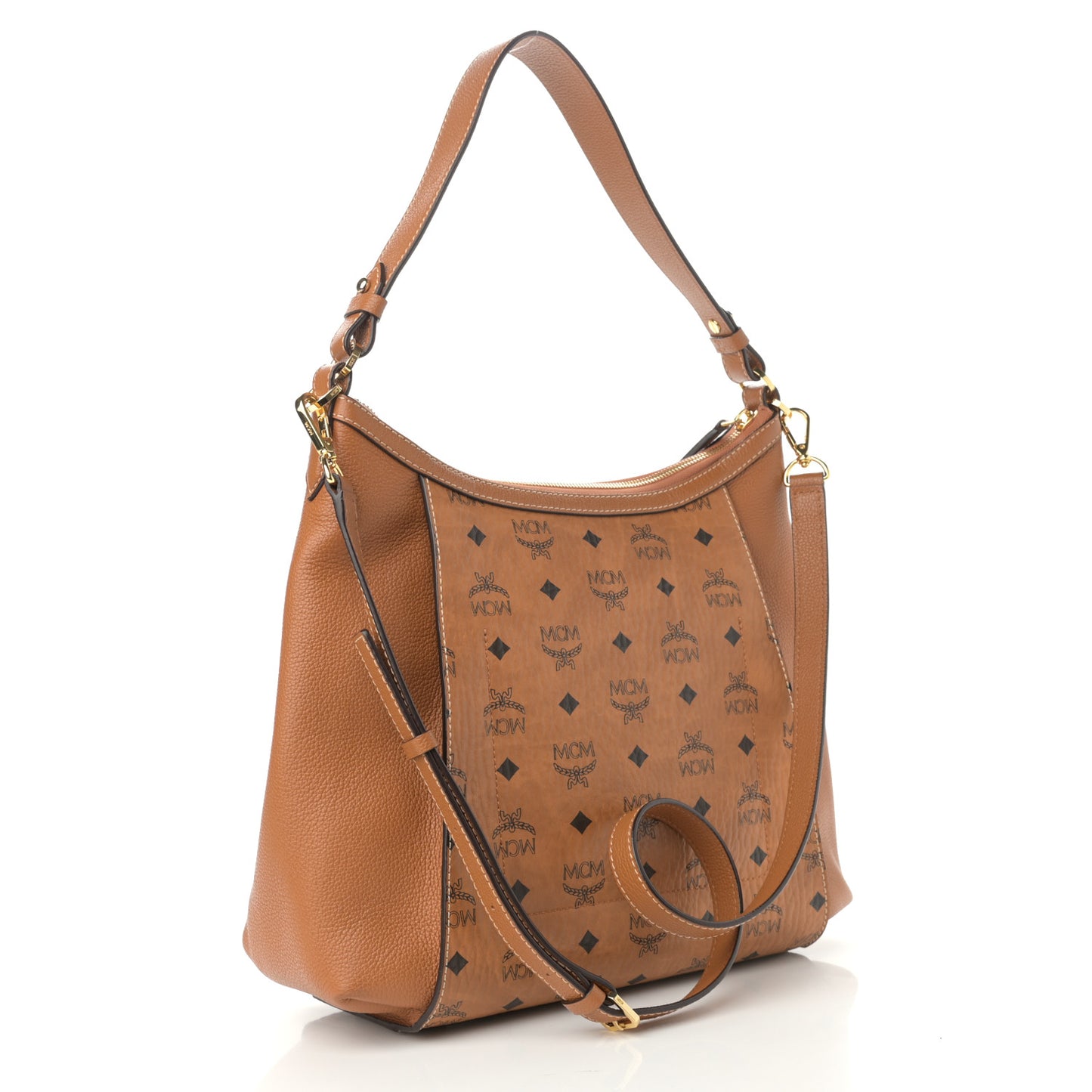 Visetos Medium Luisa Hobo Cognac