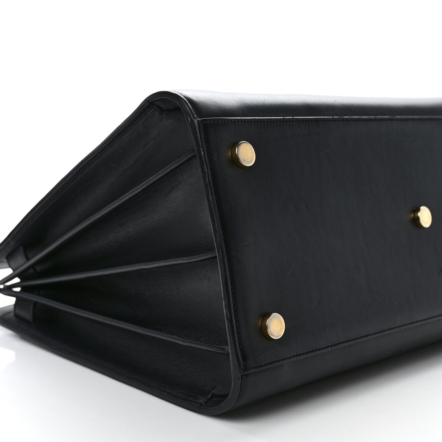 SAINT LAURENT Calfskin Large Sac De Jour Carryall Black