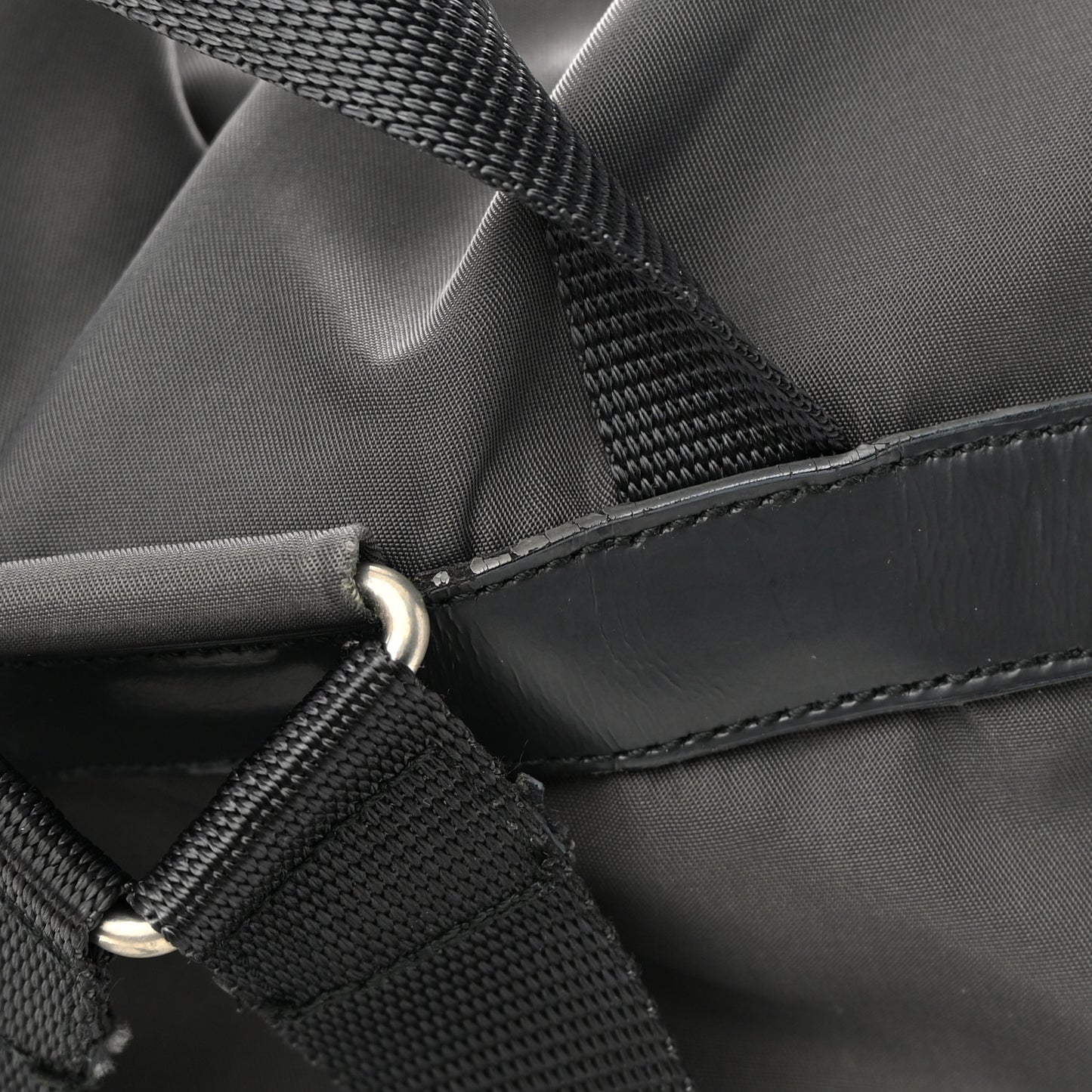 Nylon Vela Large Backpack Ardesia