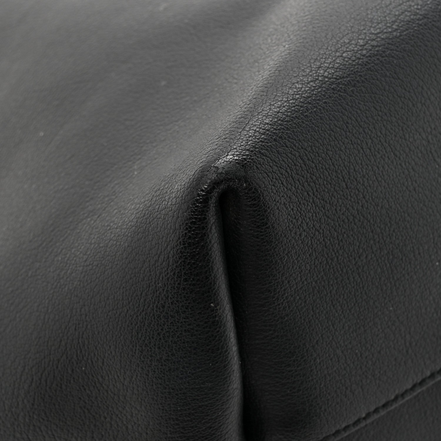 Saint Laurent Calfskin Large Shopping Tote Black 13 of 17