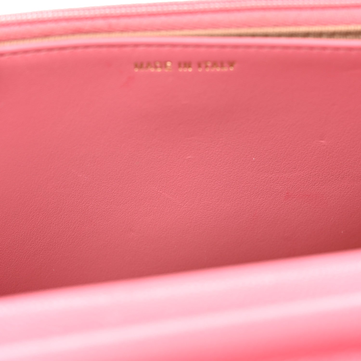 Chanel Caviar Quilted Textured CC Wallet On Chain WOC Pink 12 of 13