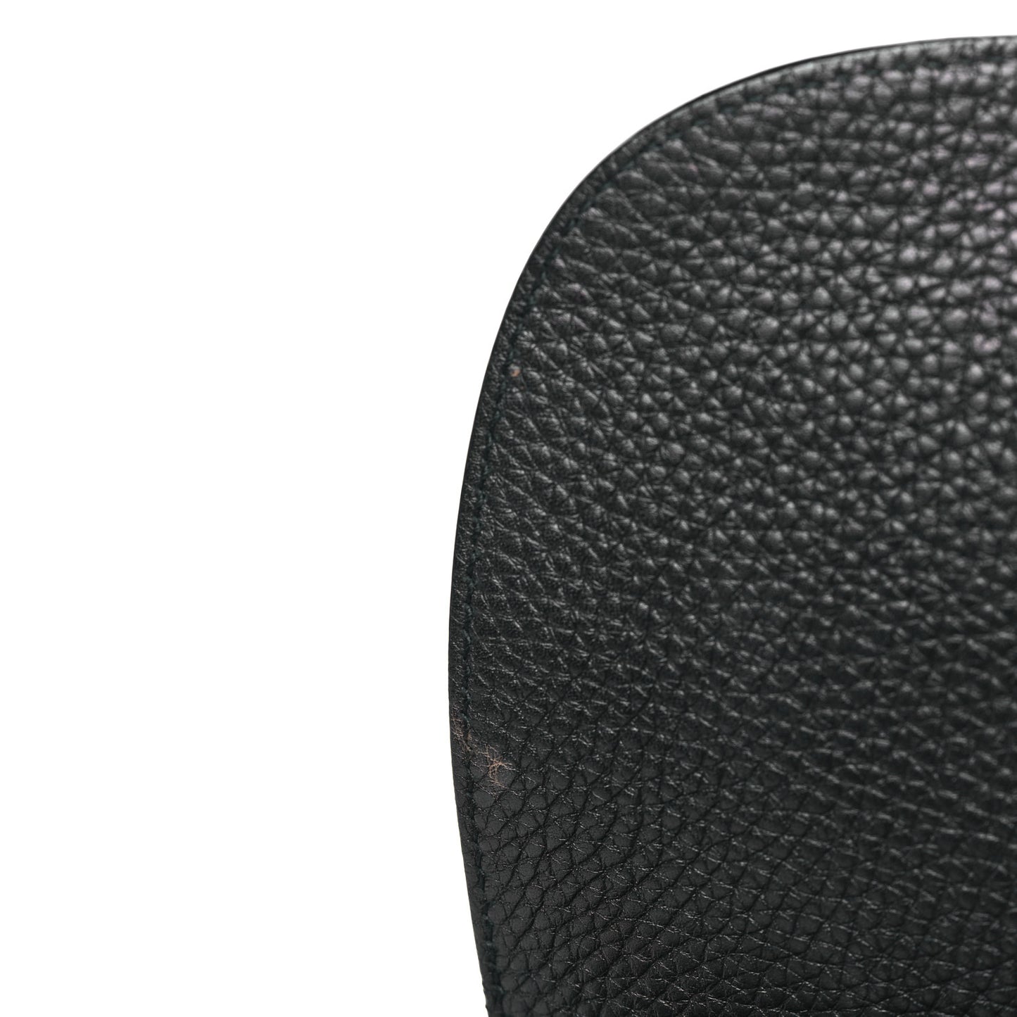 Pebbled Calfskin Medium Soho Flap Crossbody Black
