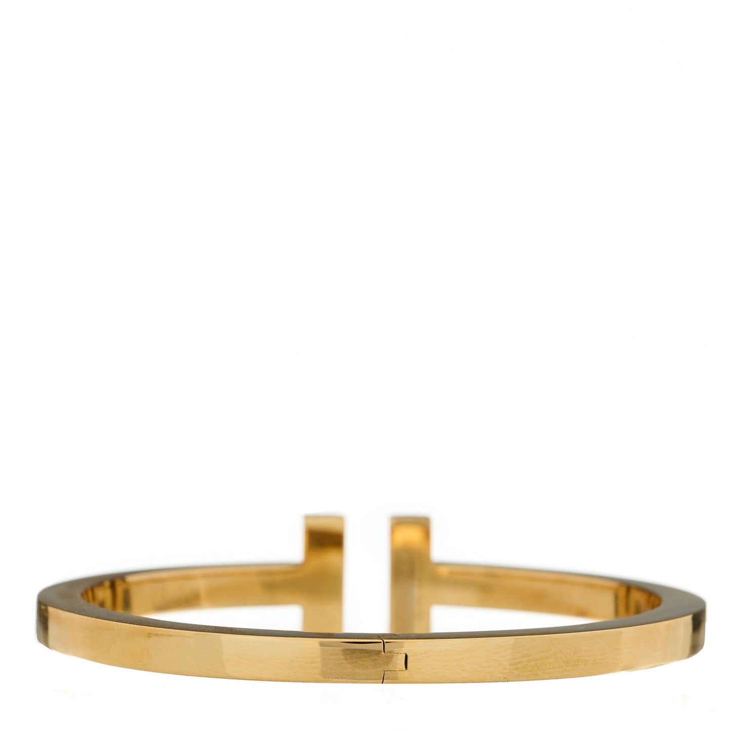 18K Yellow Gold T Square Bracelet