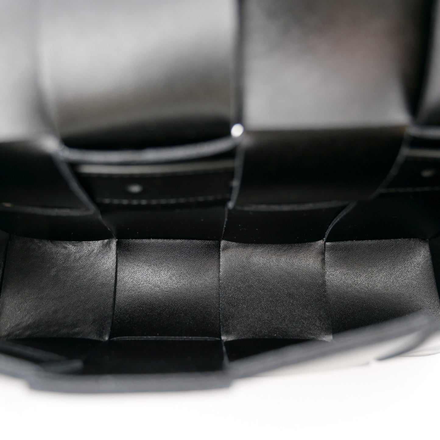 Nappa Maxi Intreccio The Belt Cassette Bag Black
