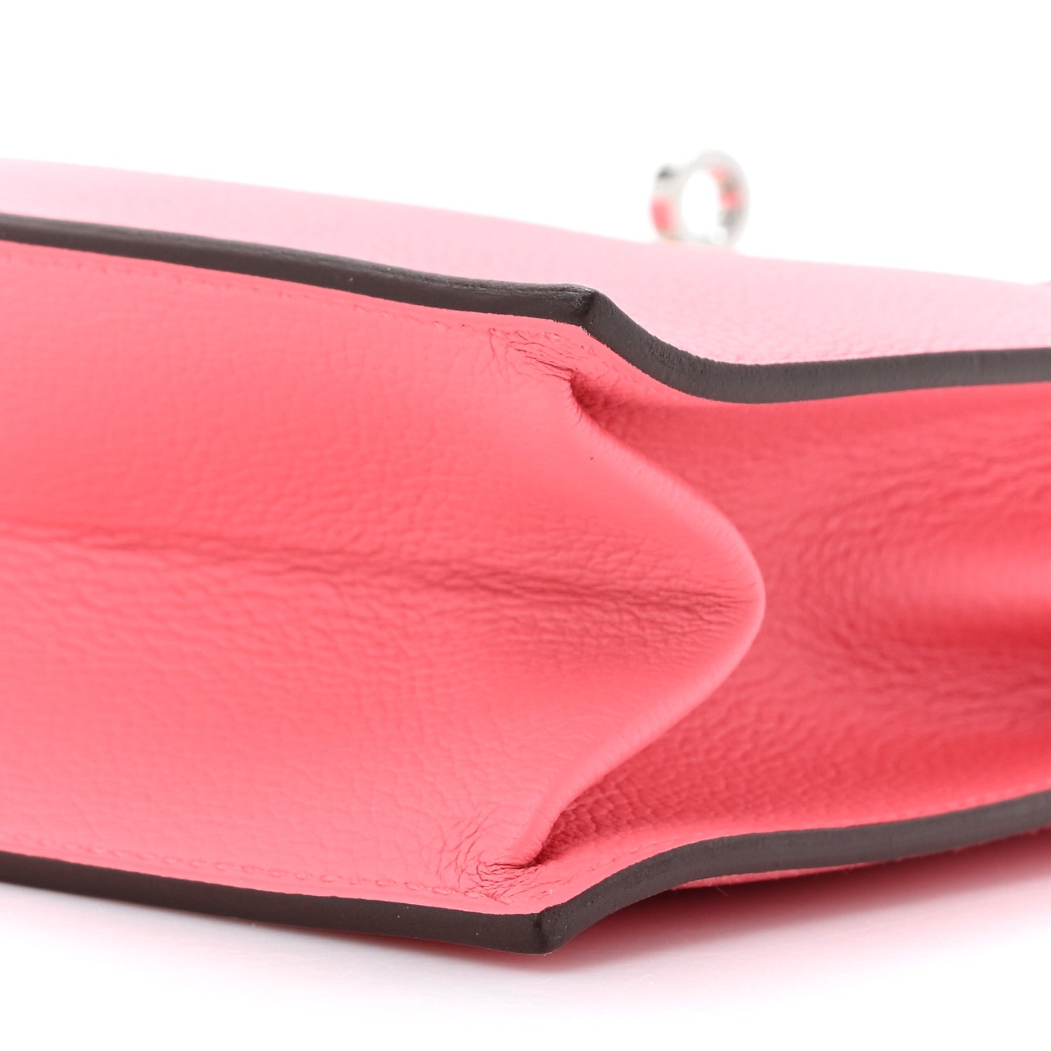 Hermes Evercolor Kelly Danse II Belt Bag Rose Azalee 9 of 12