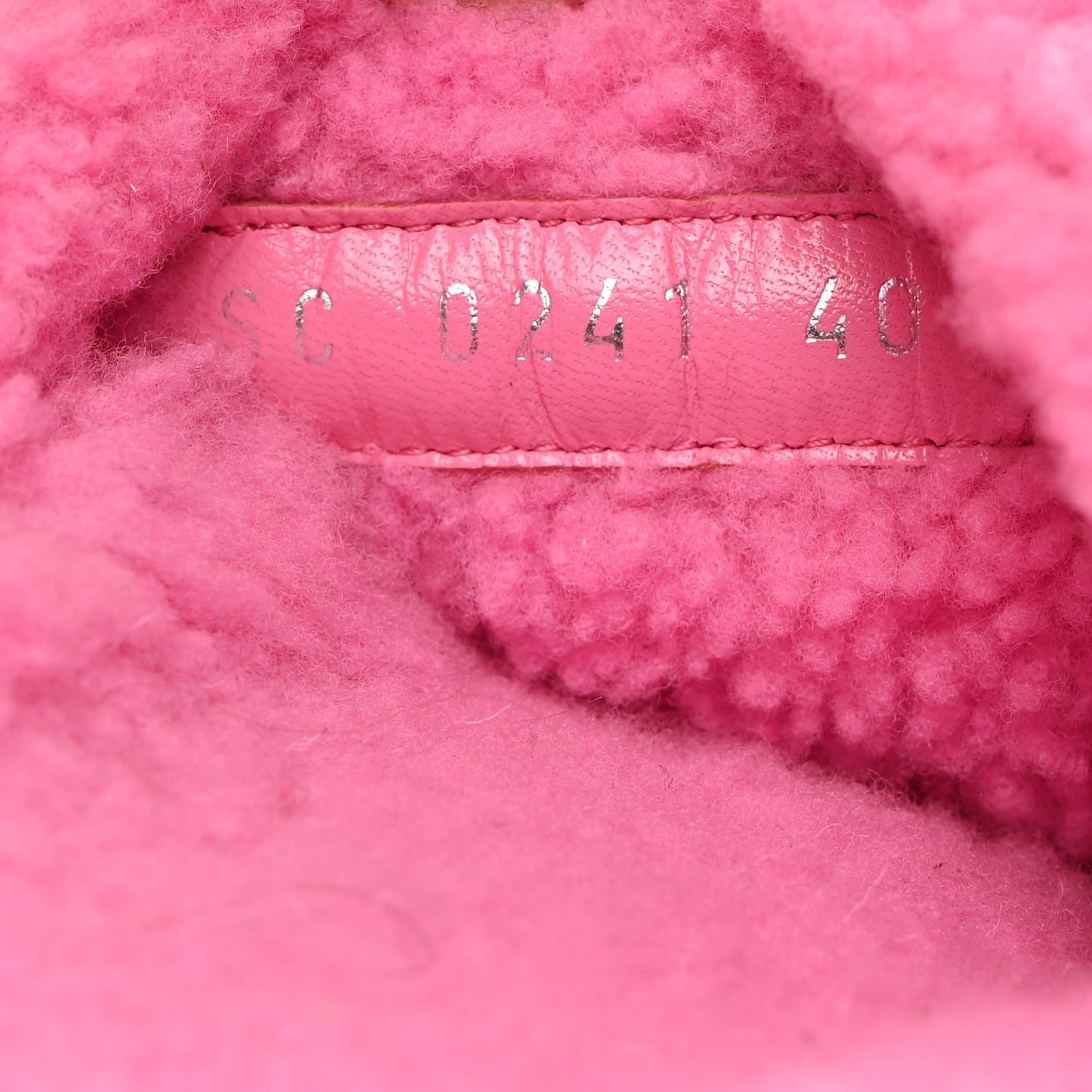 Shearling Paseo Flat Comfort Mule 40 Pink