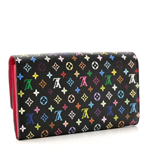 Monogram Multicolor Sarah Wallet Black Grenade