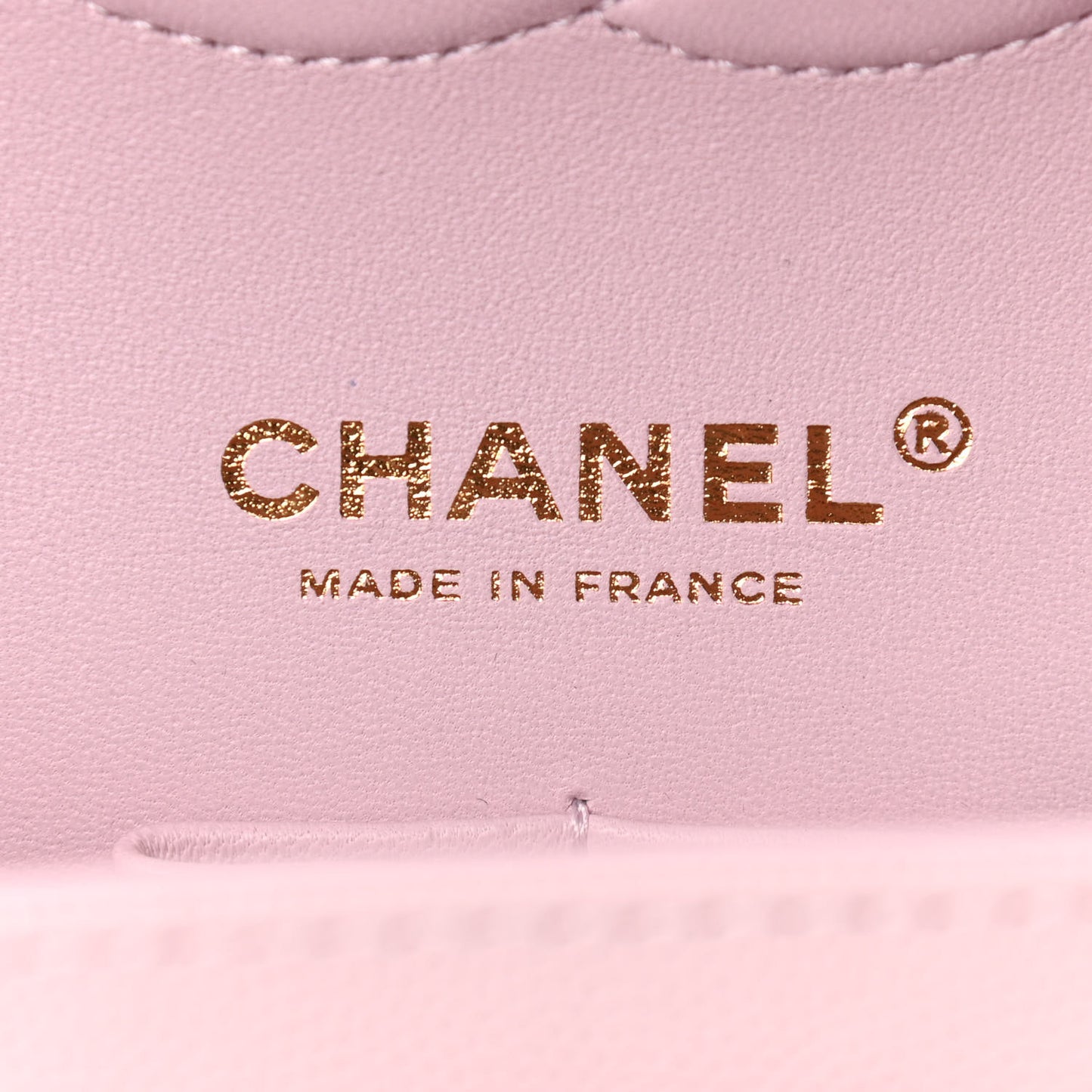 Caviar Quilted Medium Double Flap Light Pink