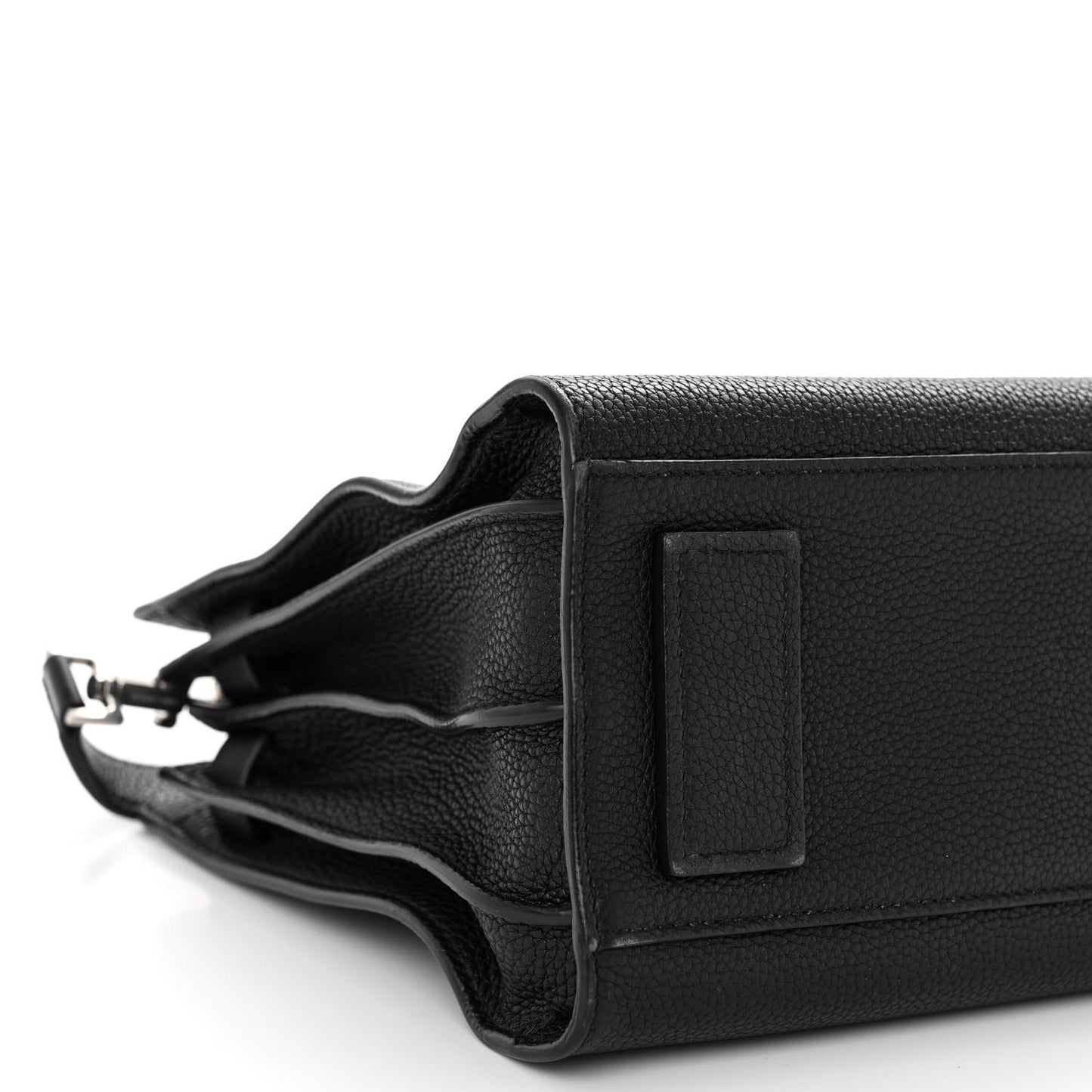 Grained Calfskin Baby Sac De Jour Souple Black