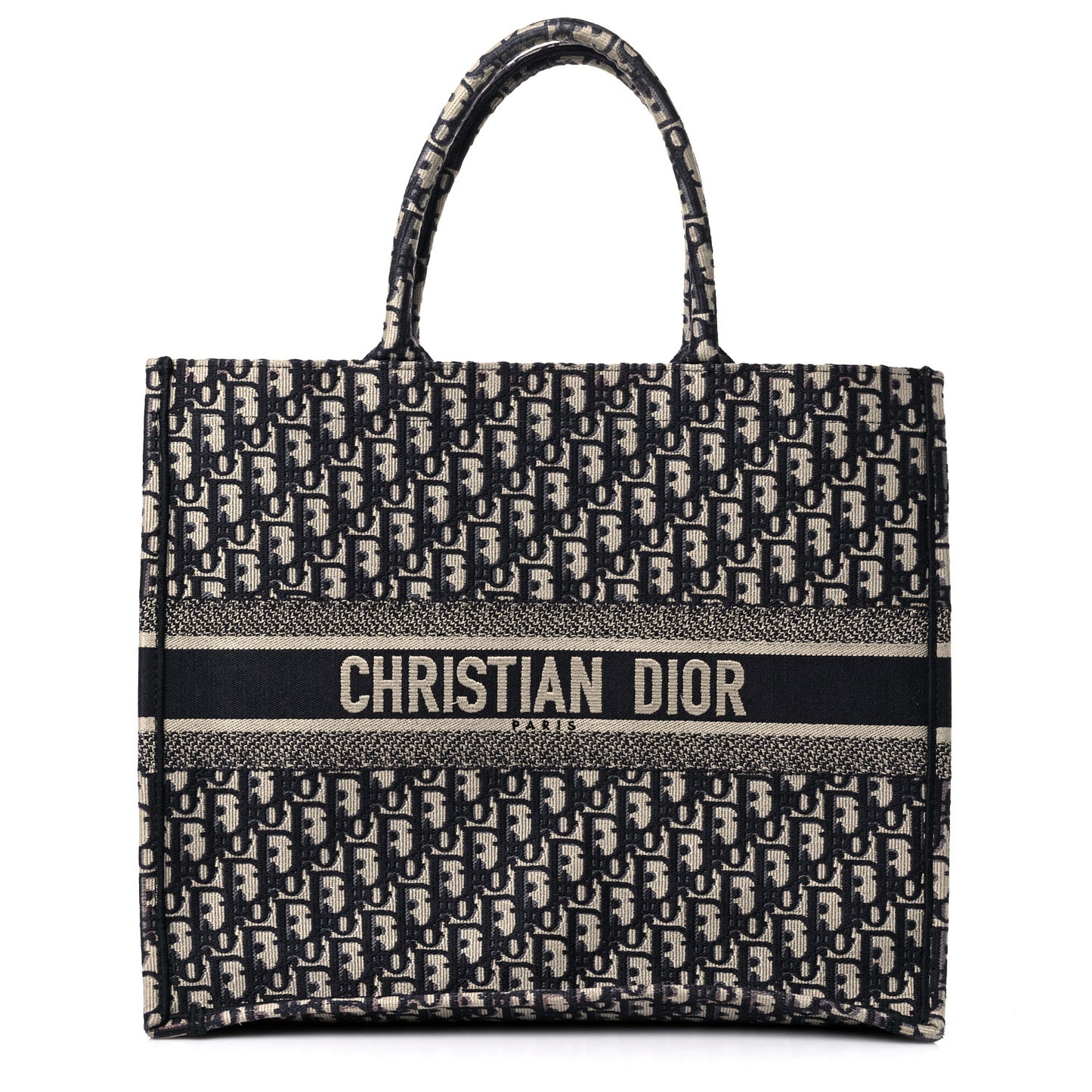 Oblique Large Book Tote Blue Multicolor