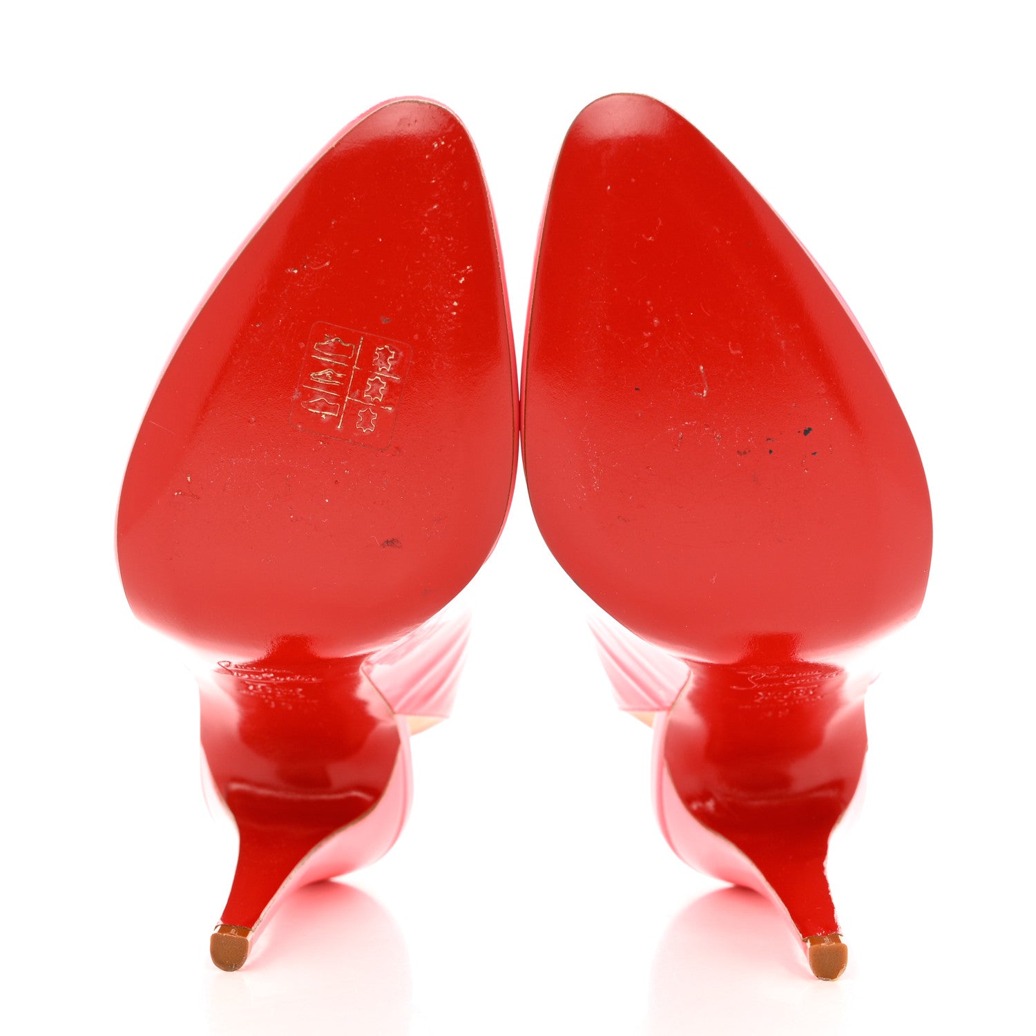 Christian Louboutin Patent Fifi Sling 85 Pumps 39 Pink 5 of 11