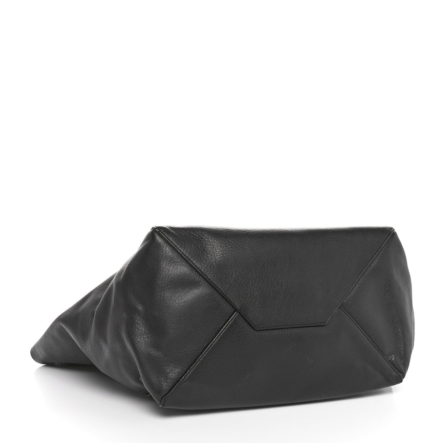 Soft Grained Calfskin Small Belt Cabas Phantom Black