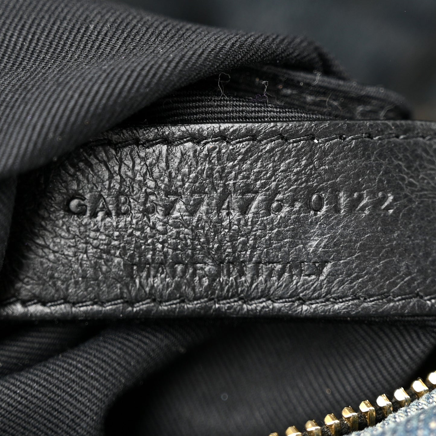 Denim Quilted Small Loulou Puffer Monogram Chain Satchel Blue Cinnamon