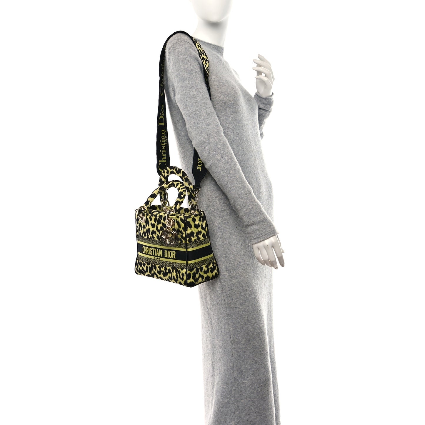 Canvas Mizza Embroidered Medium Lady D-Lite Lime Pop