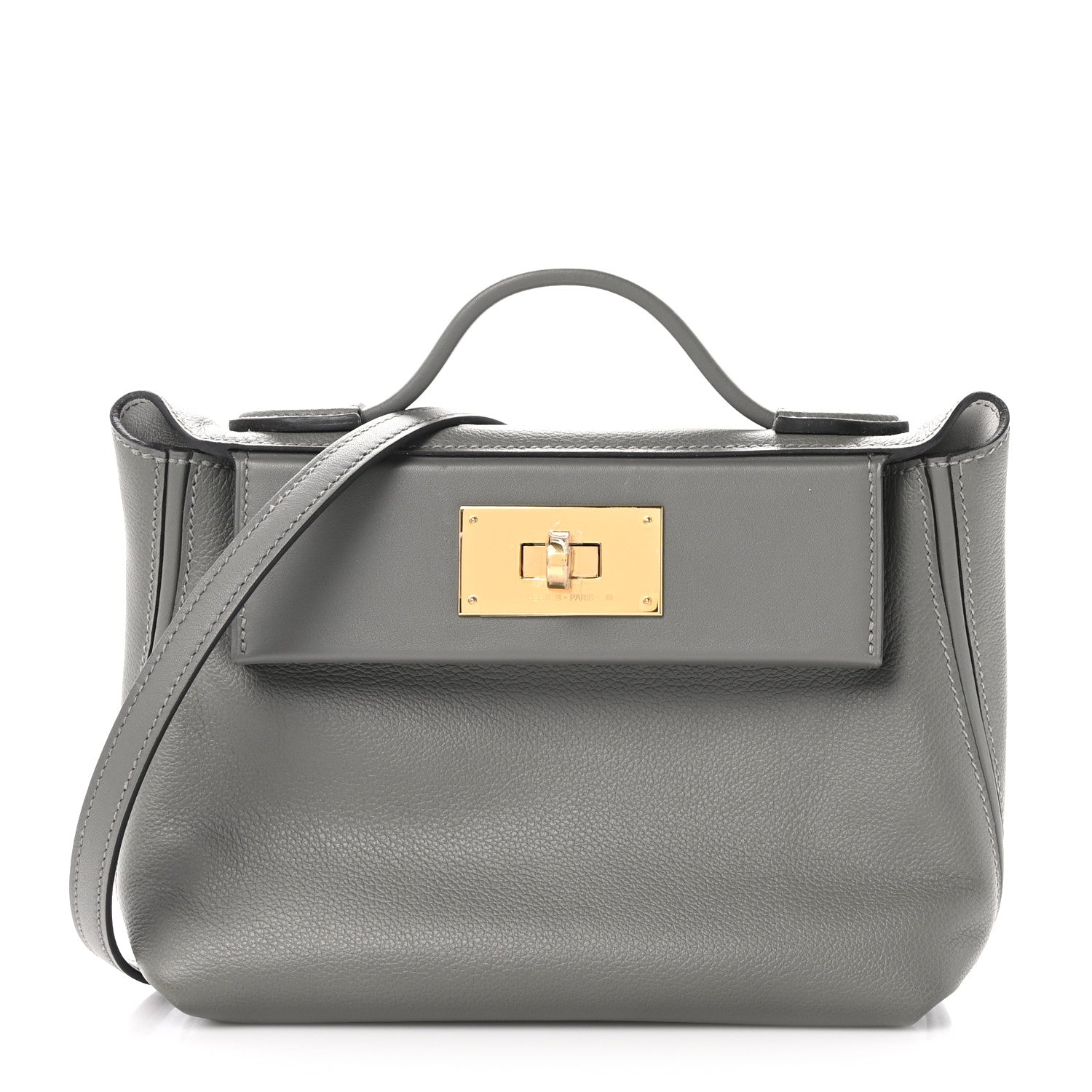 Hermes Evercolor Swift 24/24 21 Gris Meyer 1553367 – FASHIONPHILE