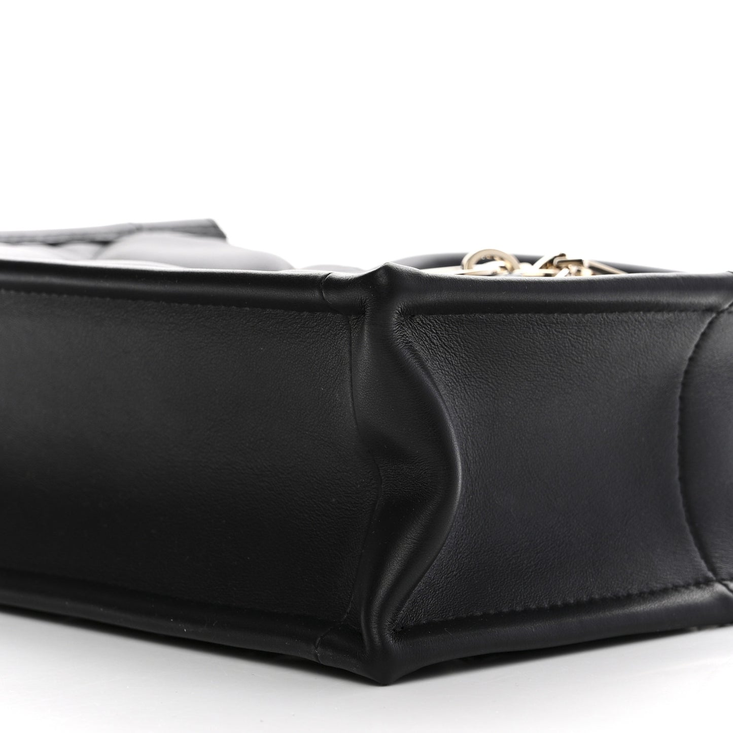 Calfksin Macrocannage Mini Book Tote Black