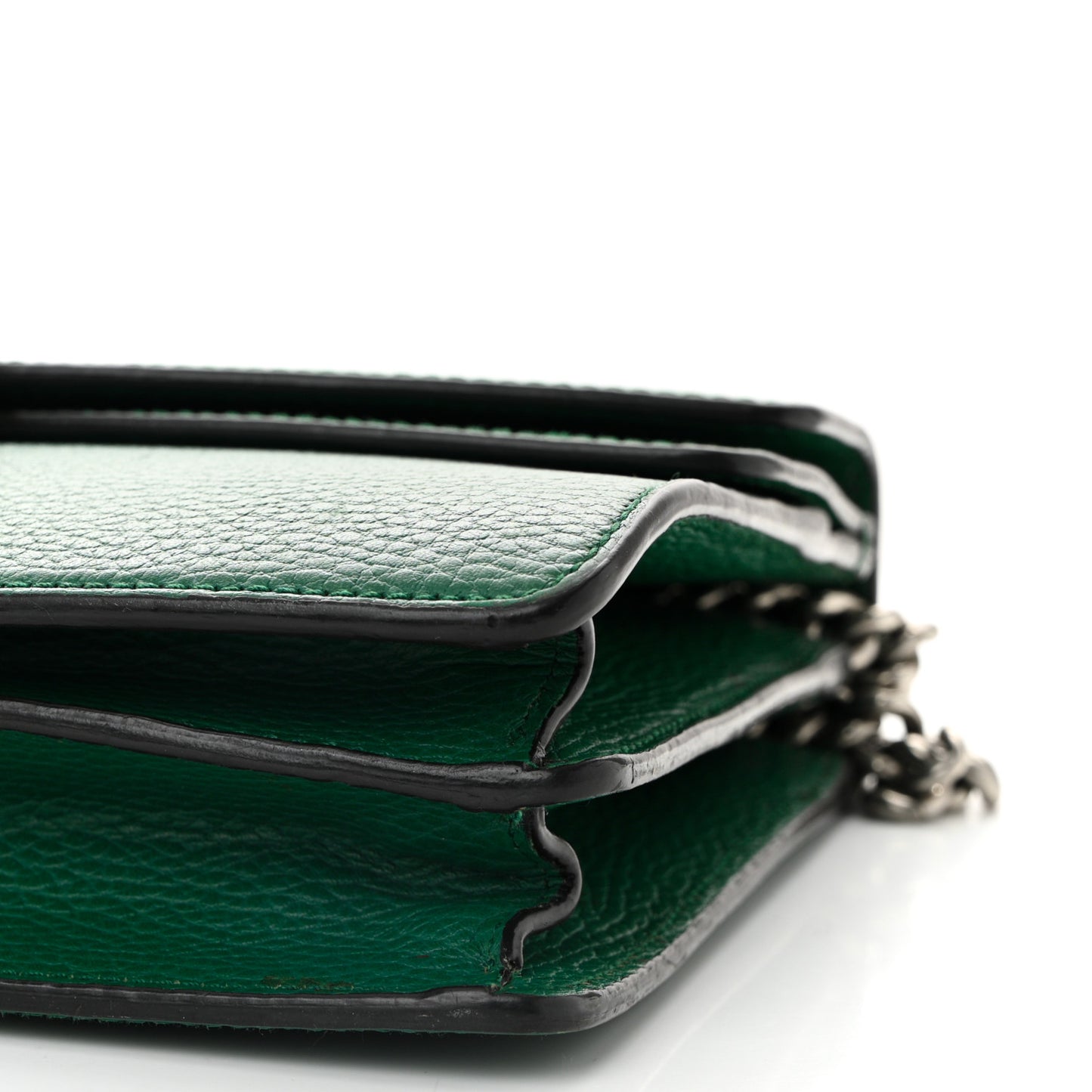 Pebbled Calfskin Small Dionysus Shoulder Bag Emerald