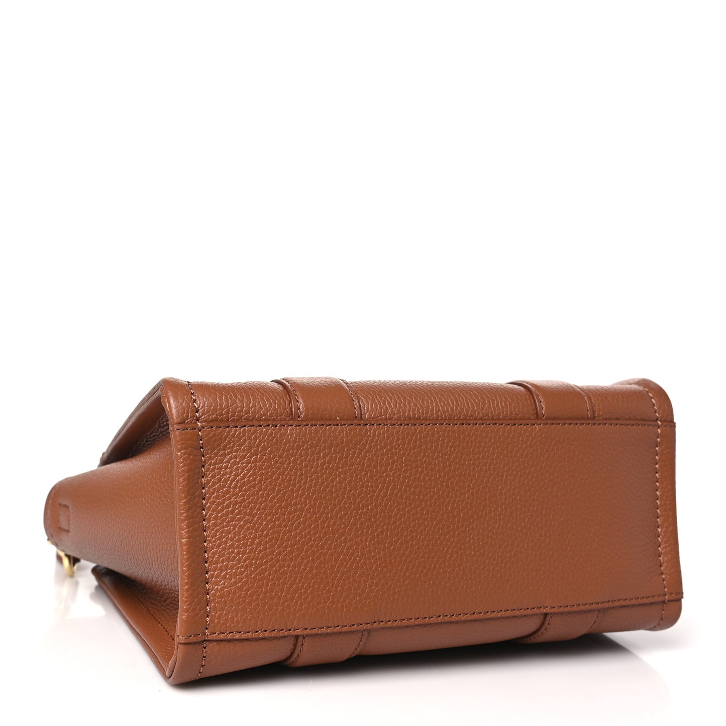 Grained Calfskin Small The Tote Bag Argan Oil