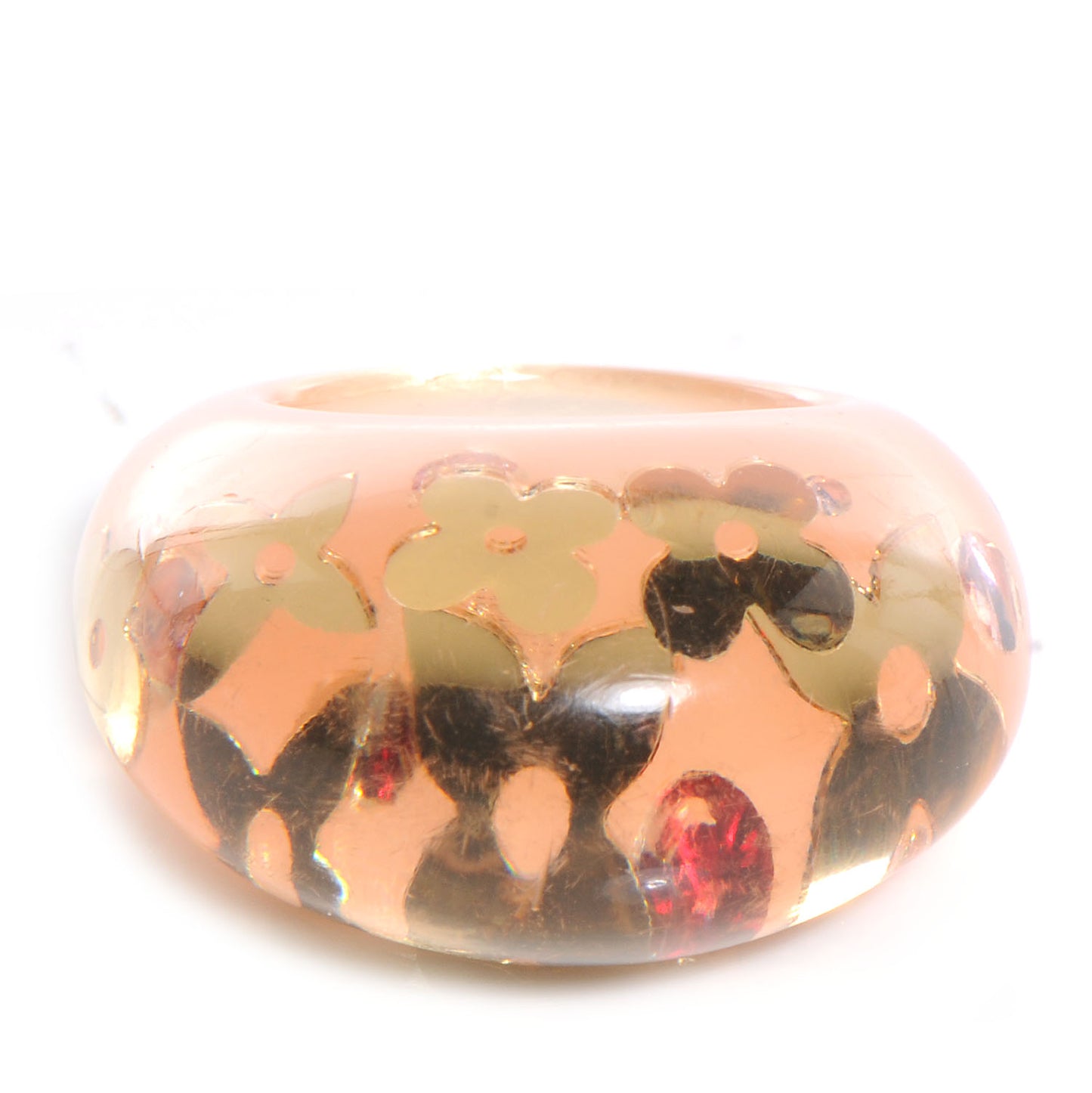 Inclusion Ring 6.5 Rose