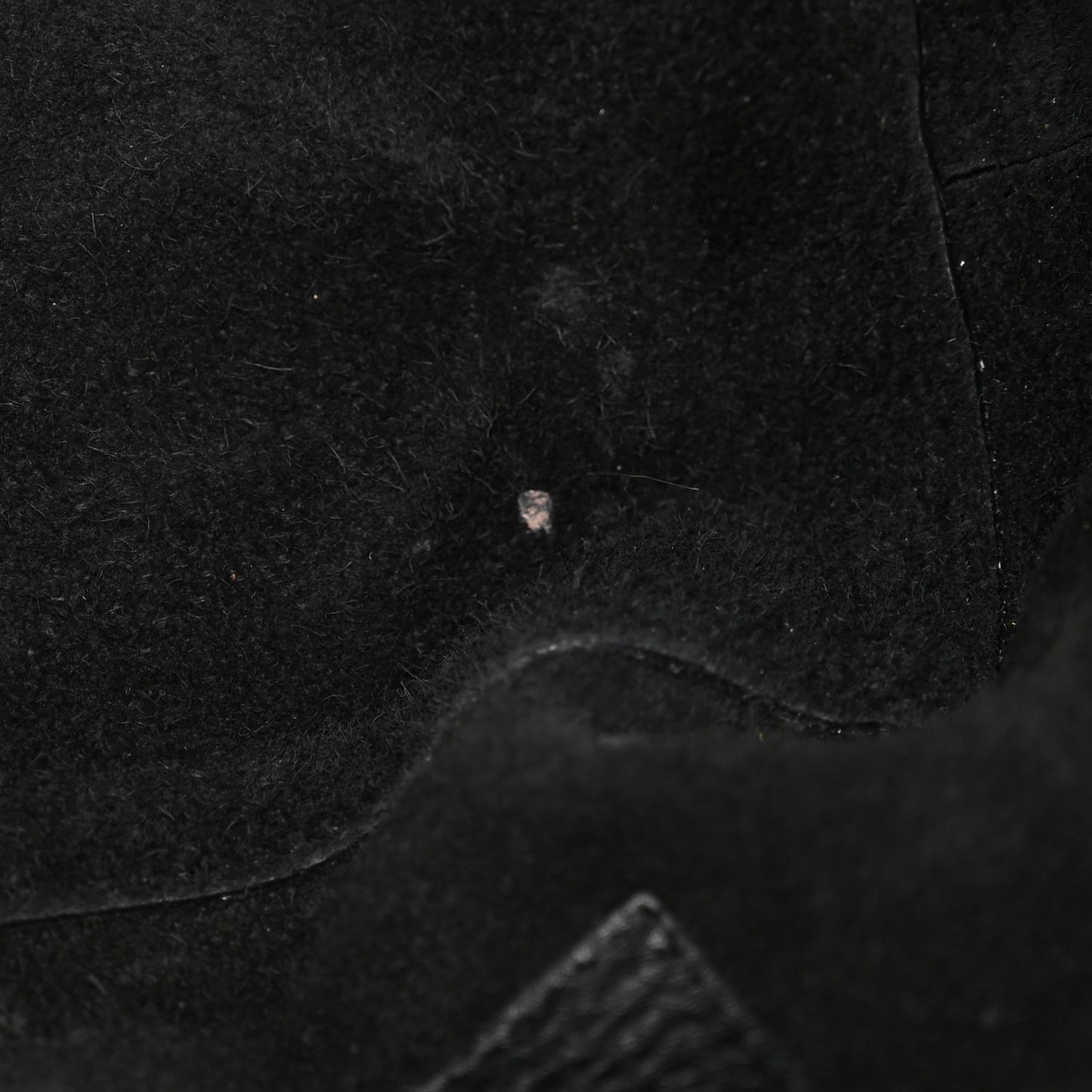 Grained Calfskin Rockstud Shoulder Tote Black