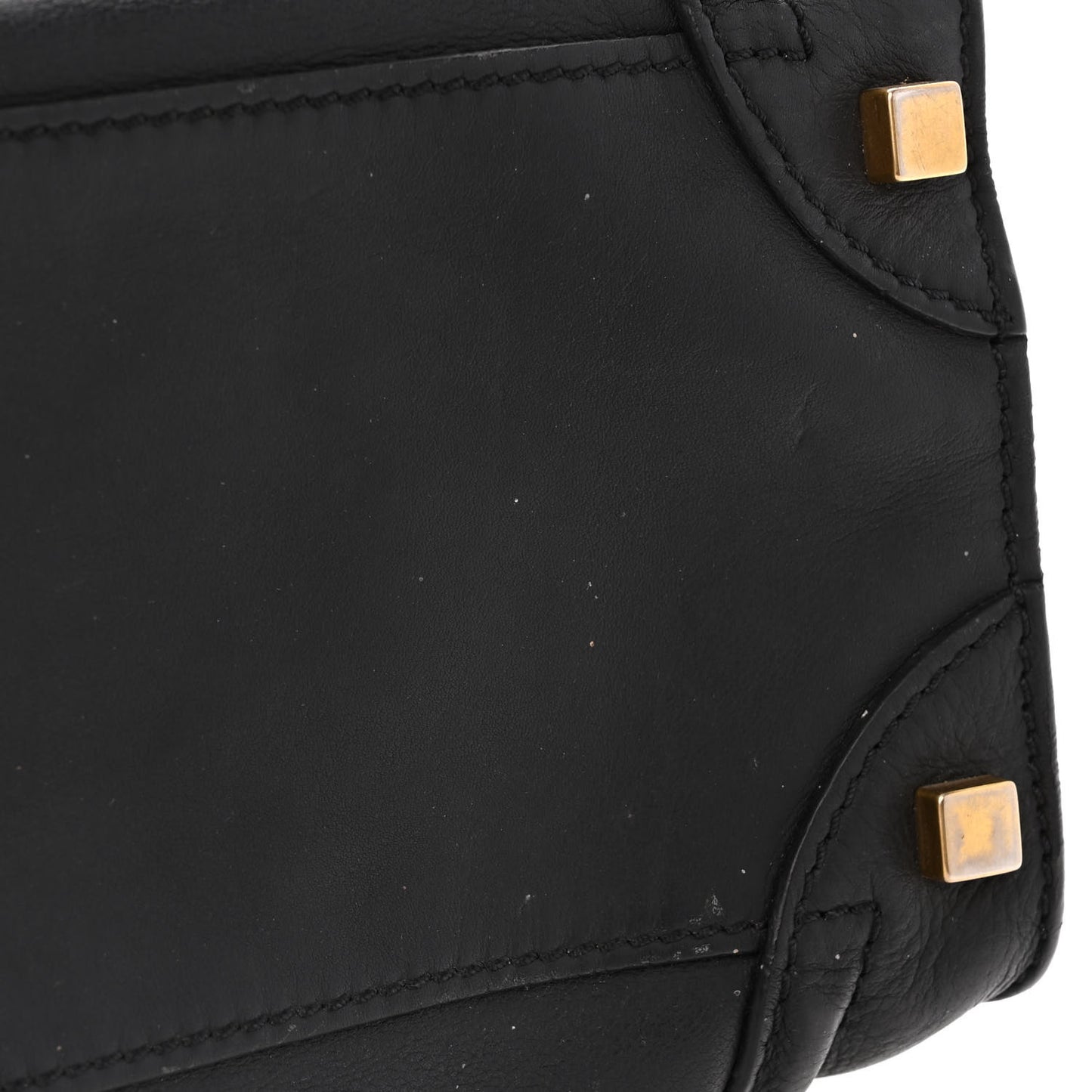Smooth Calfskin Micro Luggage Black