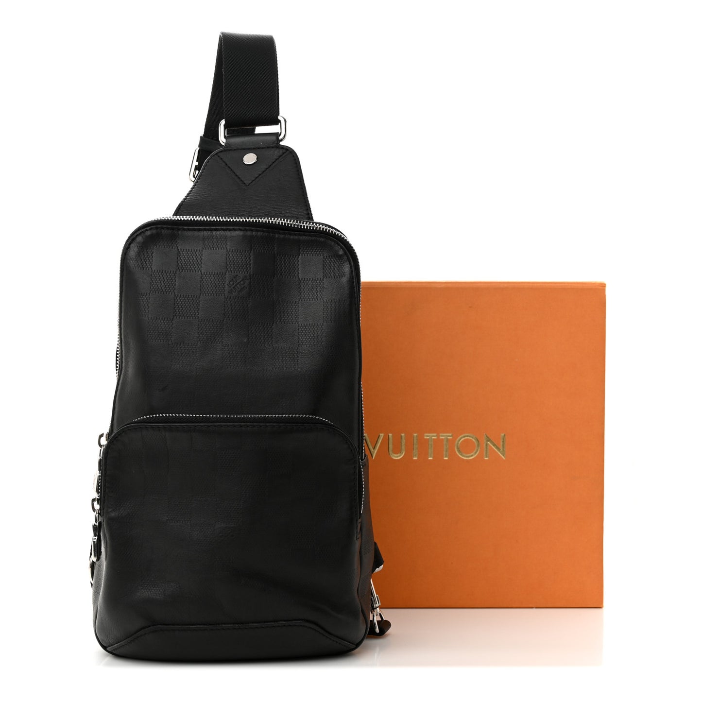 Damier Infini Avenue Sling Backpack Onyx