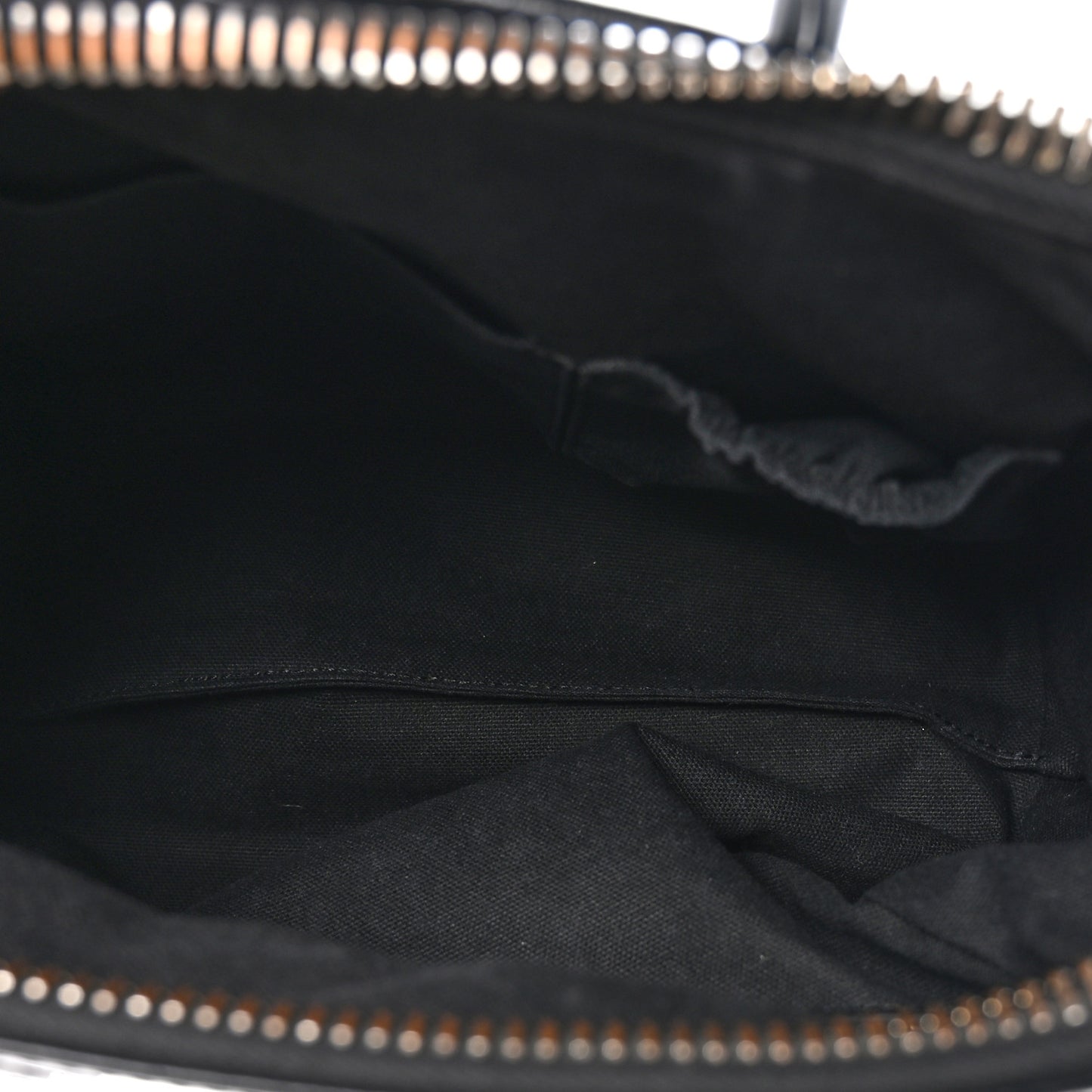 Shiny Lord Calfskin Small Antigona Black