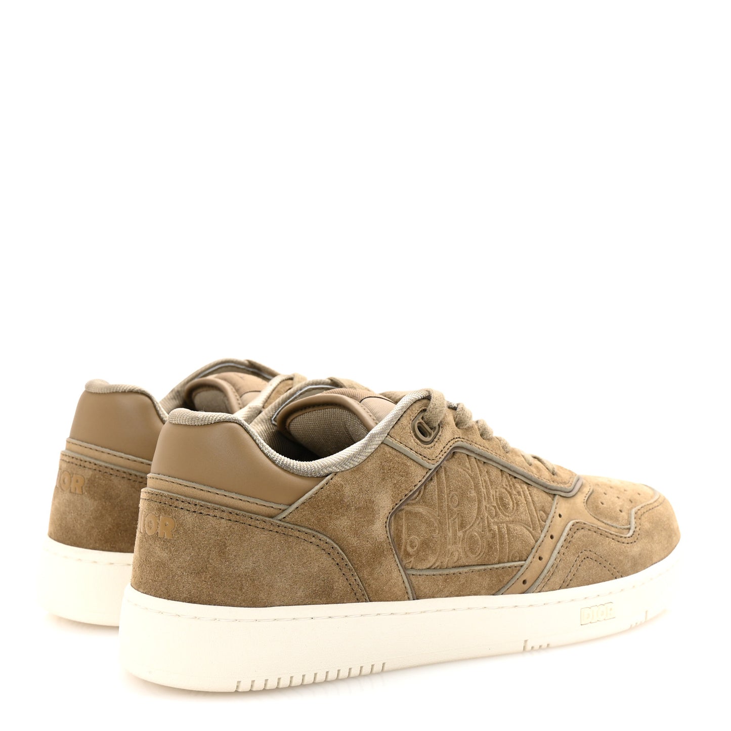 Suede Calfskin Mens B27 Uptown Low Top Sneaker 43 Khaki