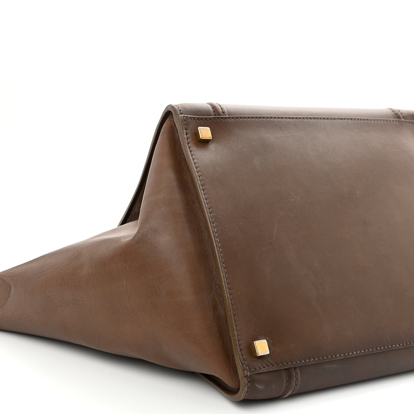 Supple Calfskin Medium Phantom Luggage Taupe