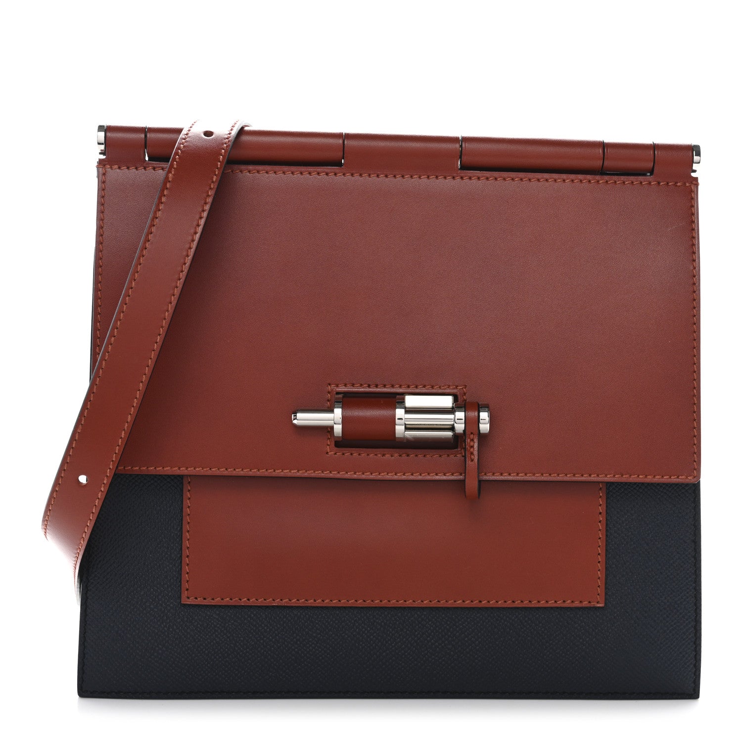 Hermes Epsom Vache Hunter Swift Sacabar Bleu Indigo Sienne 1809986