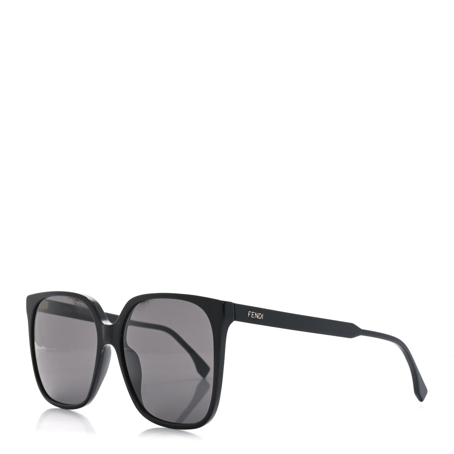 Acetate Square Sunglasses FE40030I Black
