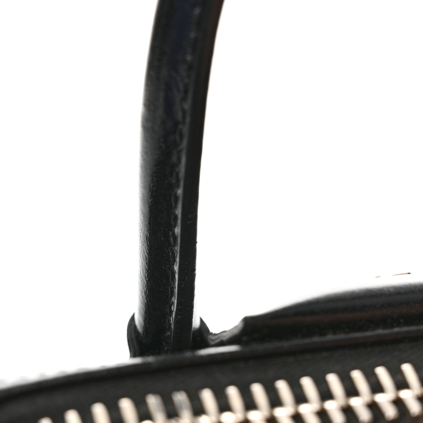 Shiny Lord Calfskin Mini Antigona Black
