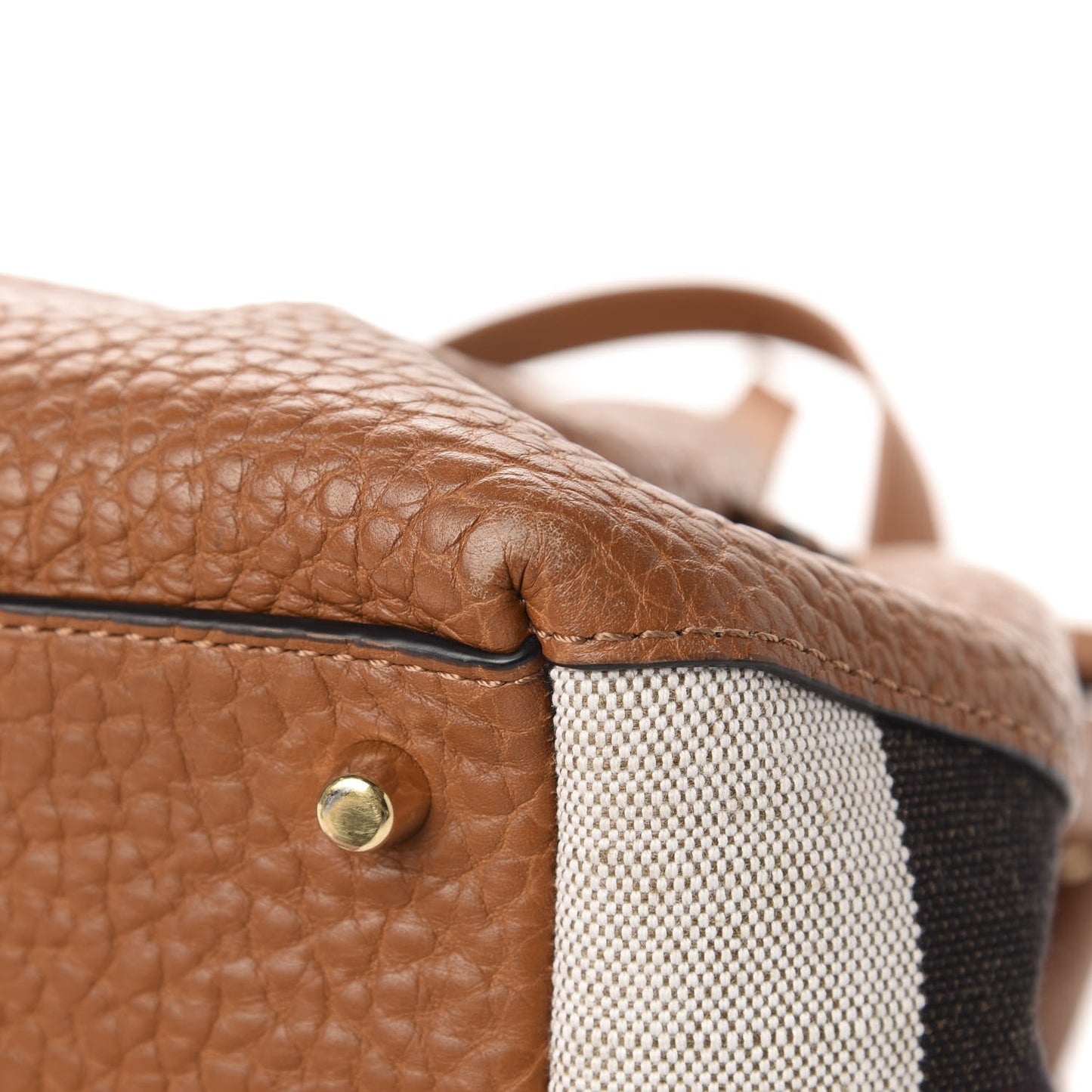Grainy Calfskin House Check Small Maidstone Saddle Brown