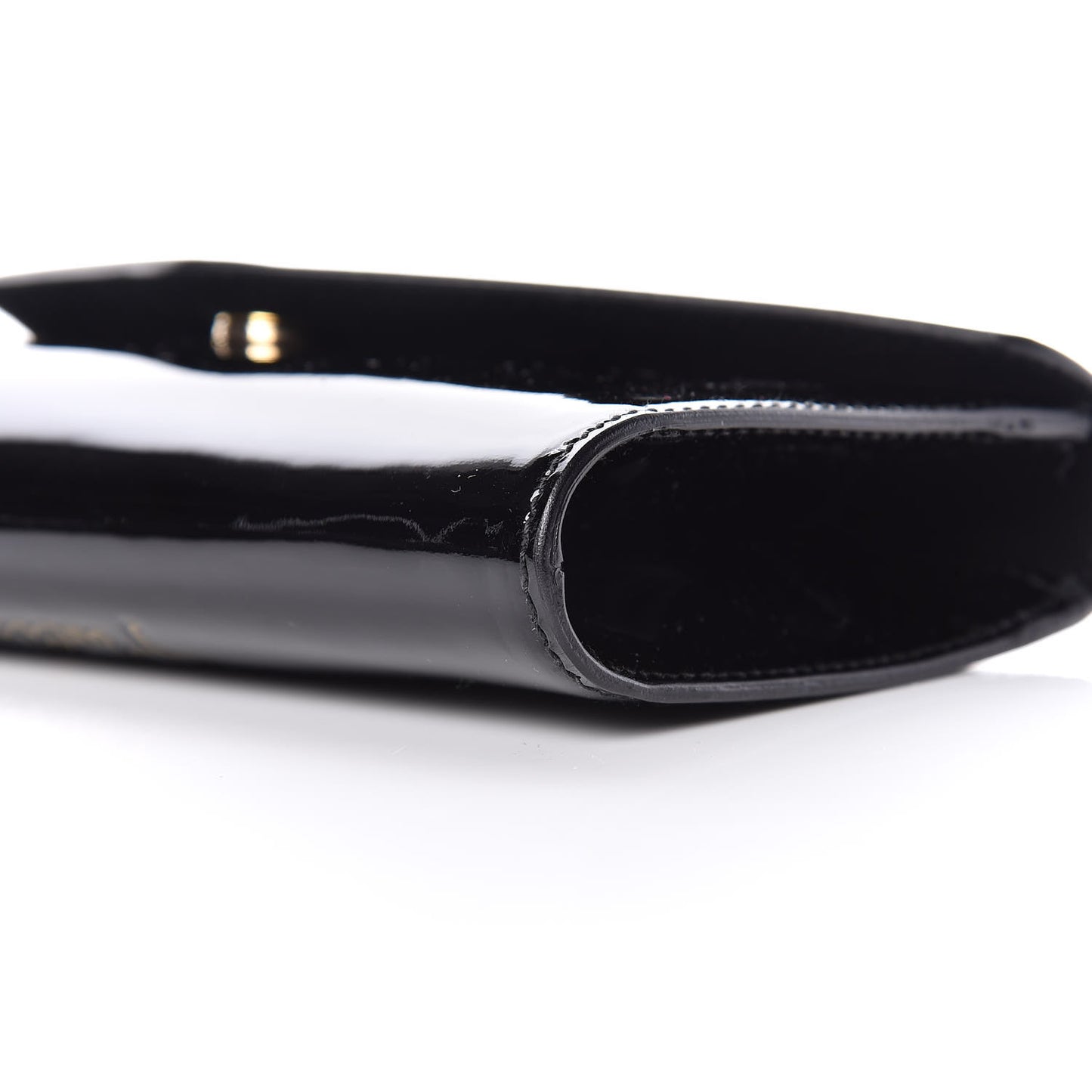 Patent Y-Mail Clutch Black