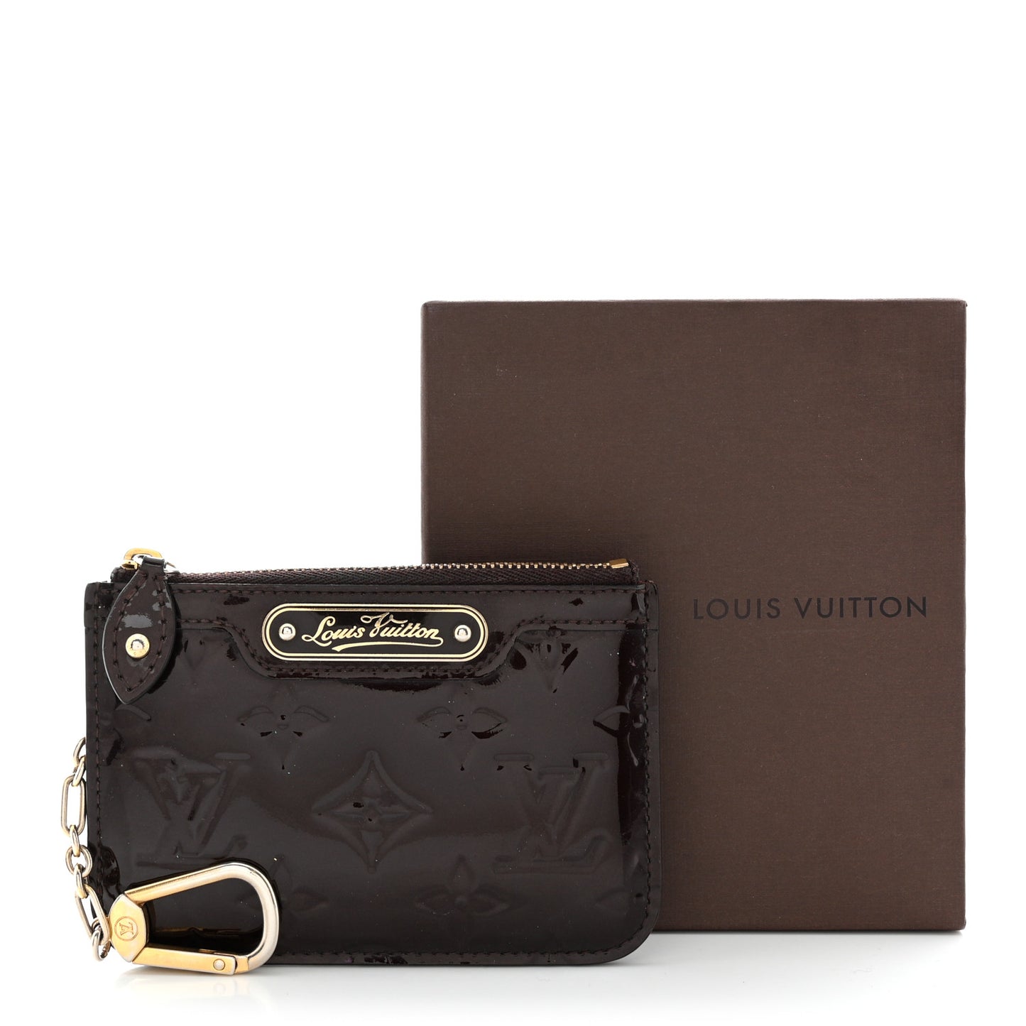 Vernis Key Pouch Amarante