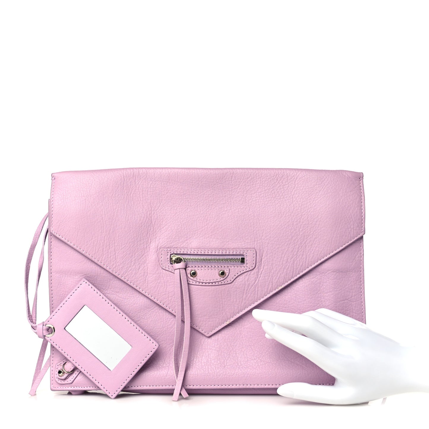 Veau Papier Sight Clutch Rose Orchid