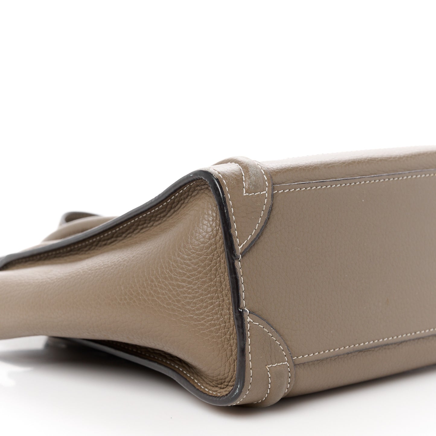 Drummed Calfskin Nano Luggage Souris