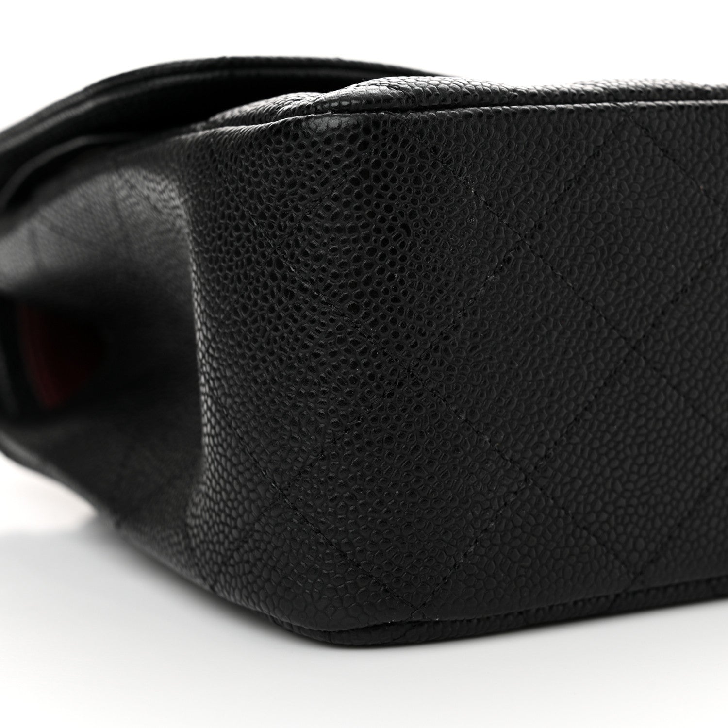 Chanel Caviar Quilted Jumbo Double Flap Black 9 of 13