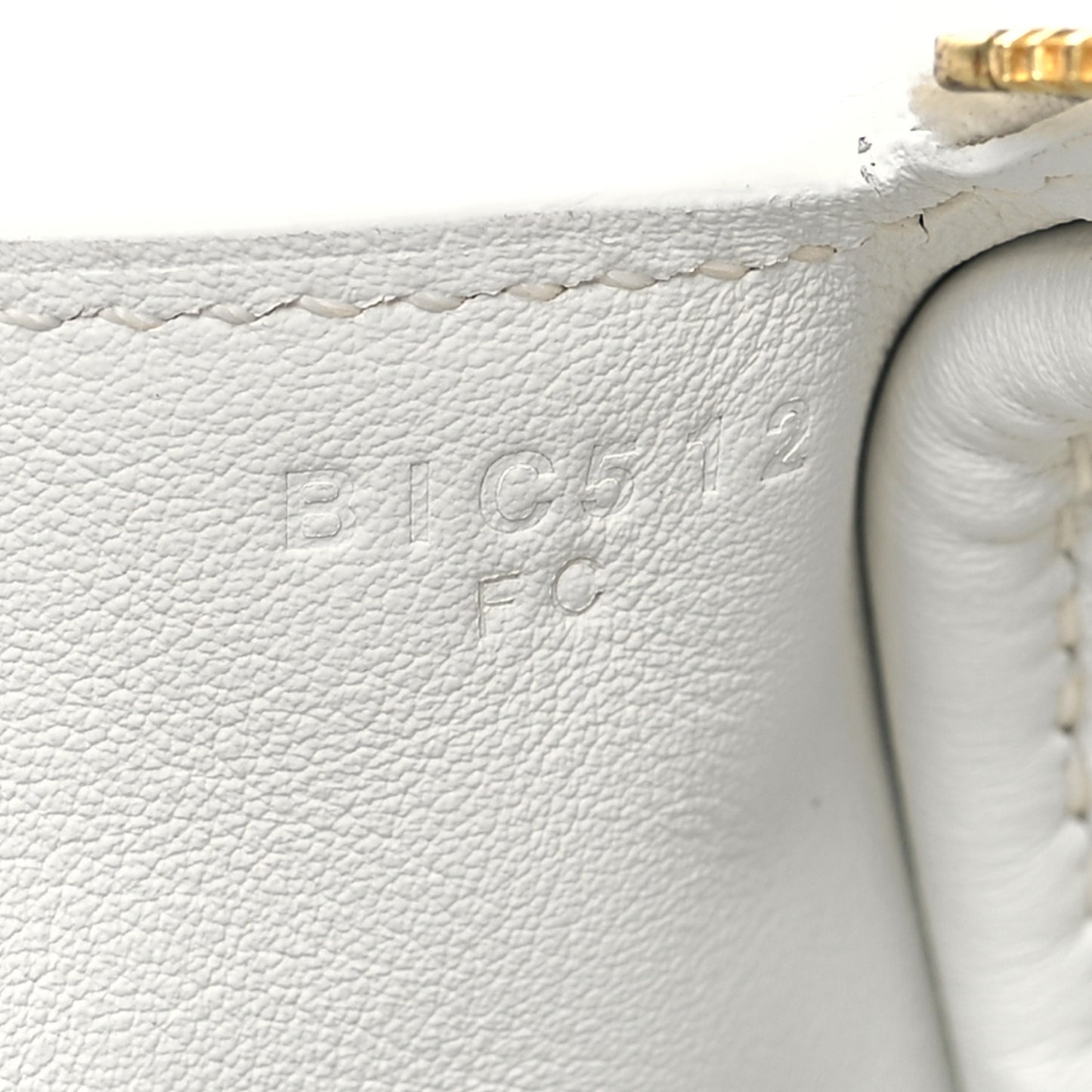 Taurillon Clemence Mini Lindy 20 New White