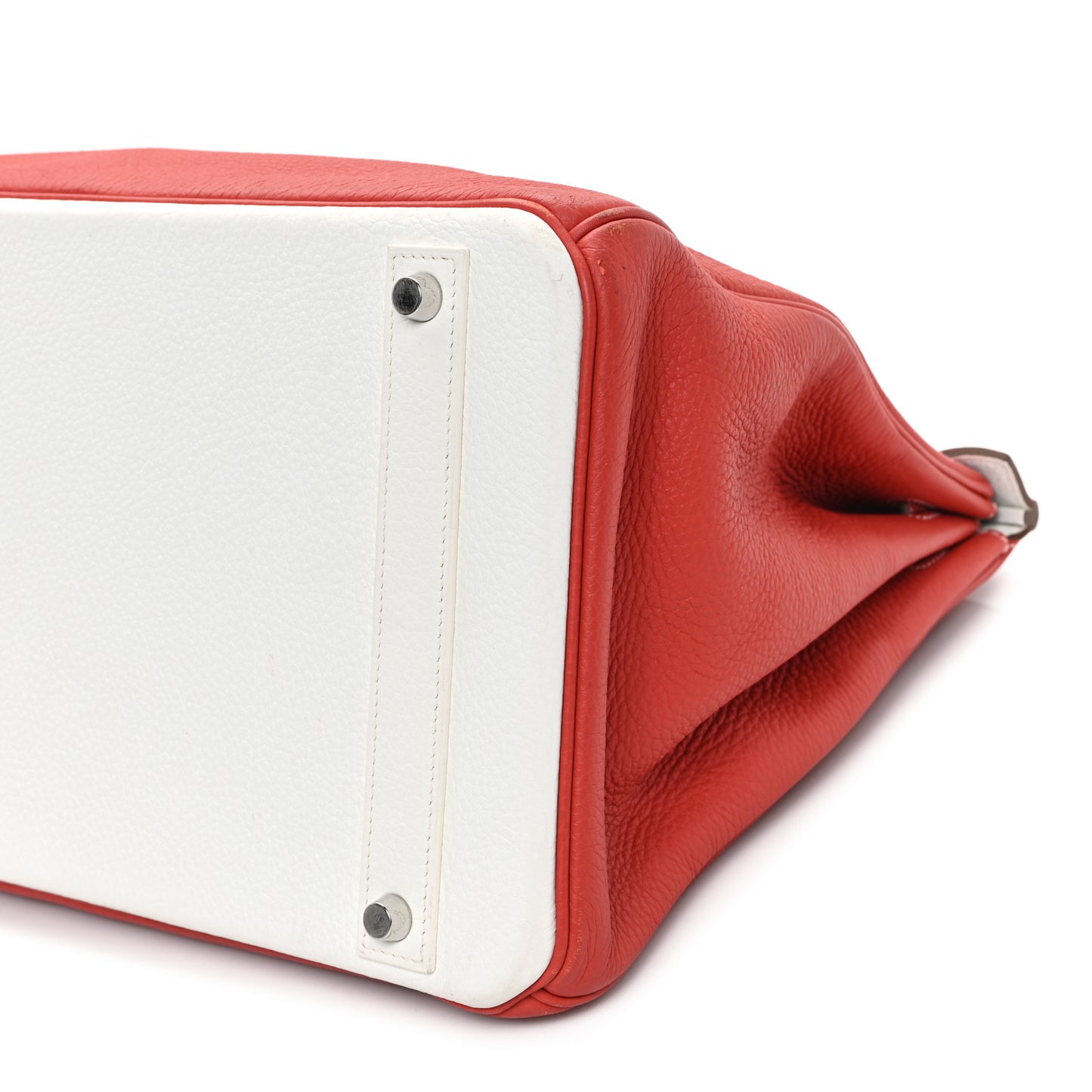 Togo Casaque Birkin 40 Sanguine White