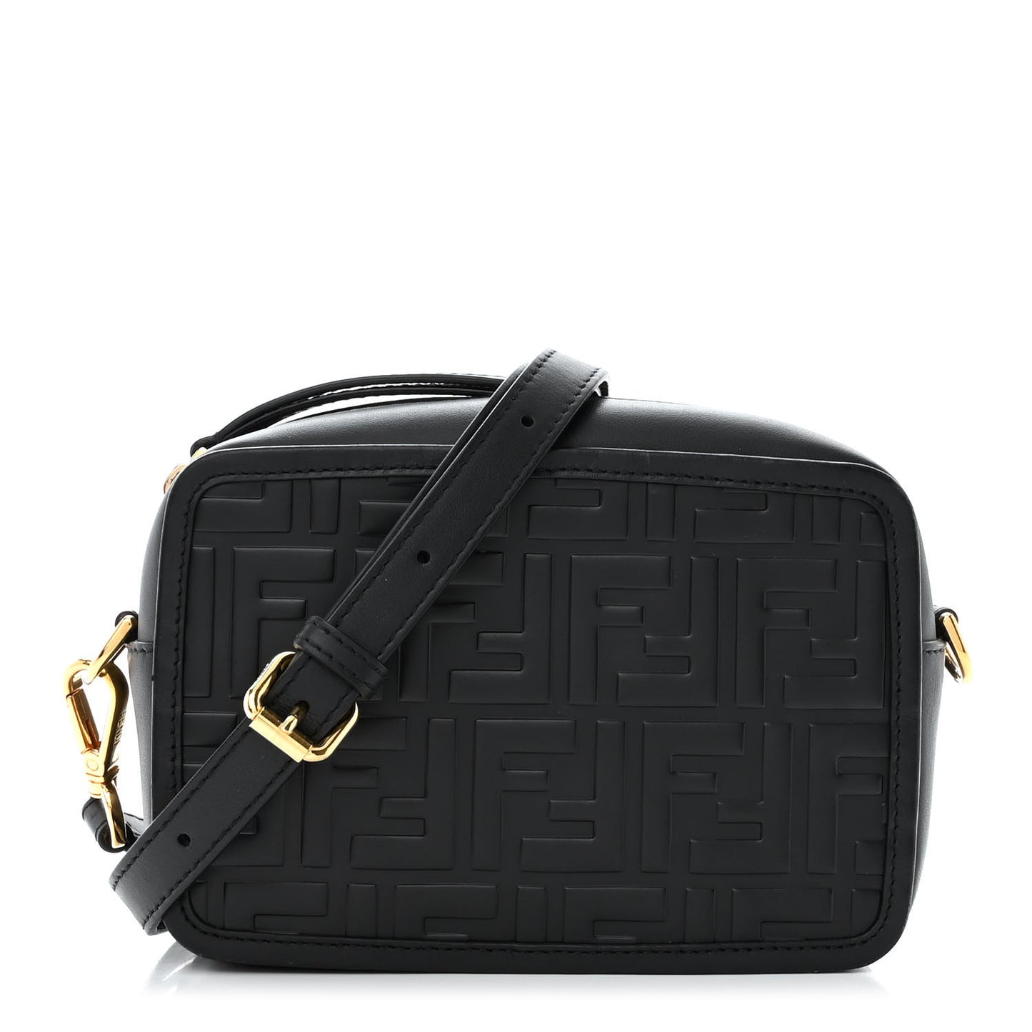 Vitello Century FF 1974 Embossed Mini Camera Case Black