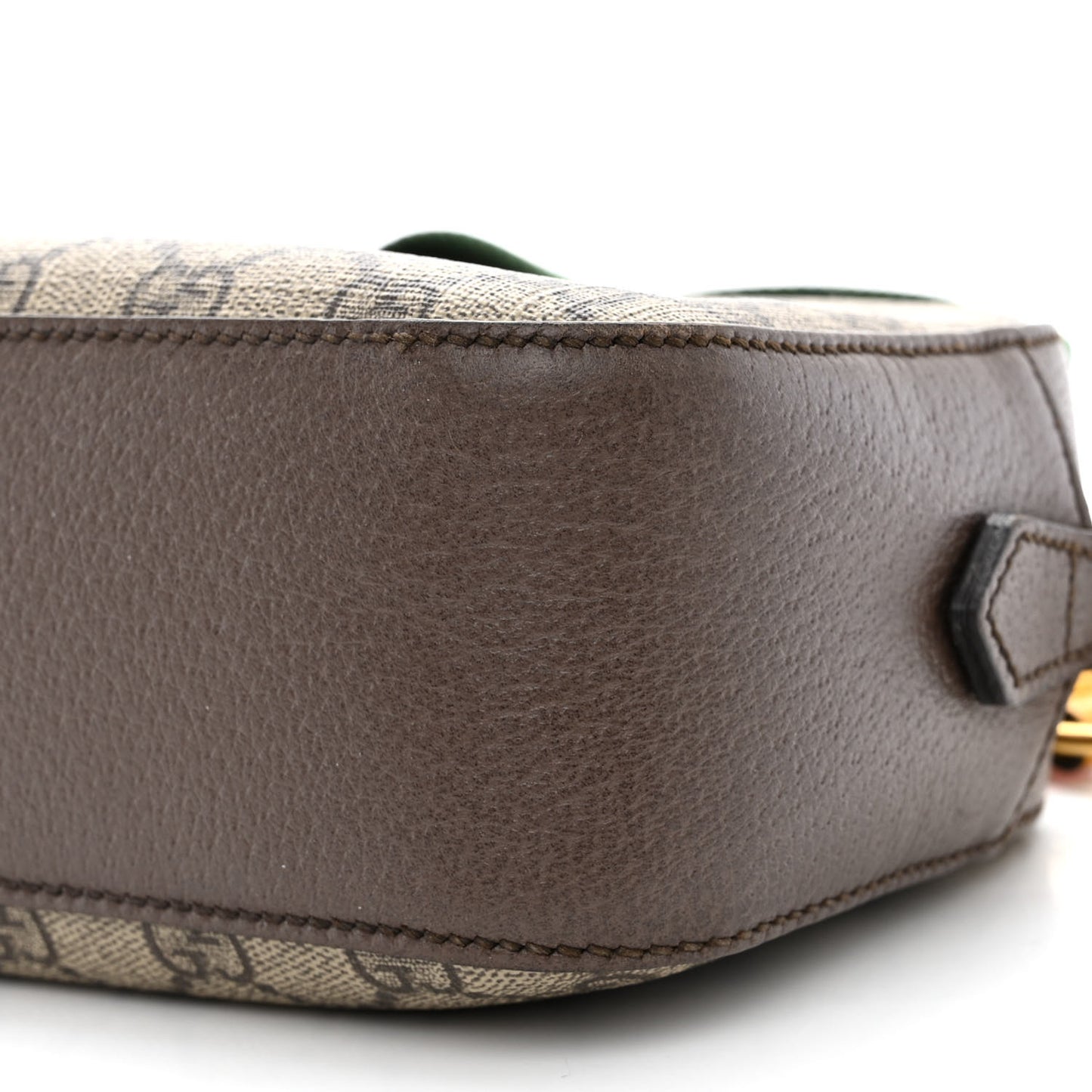 GG Supreme Monogram Web Neo Vintage Shoulder Bag Beige New Acero Crop