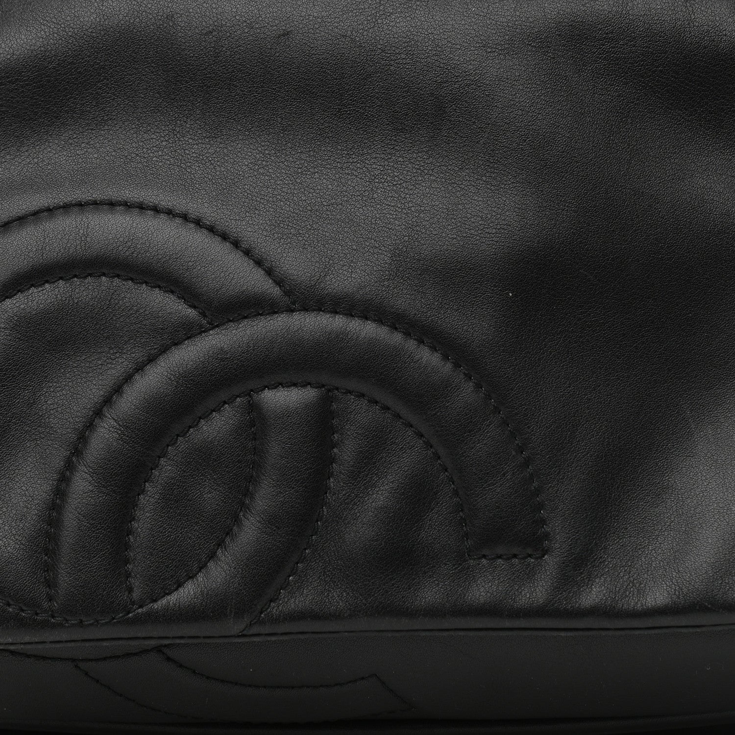 Chanel Calfskin Diagonal Ligne Flap Black 7 of 16