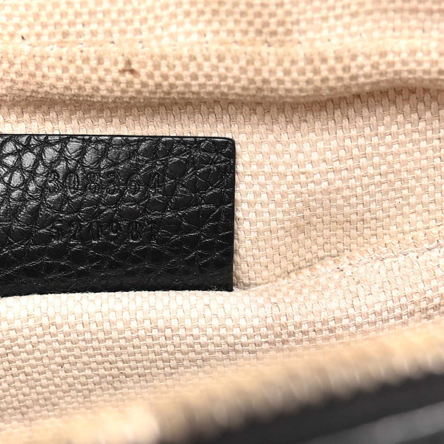 Pebbled Calfskin Small Soho Disco Bag Black