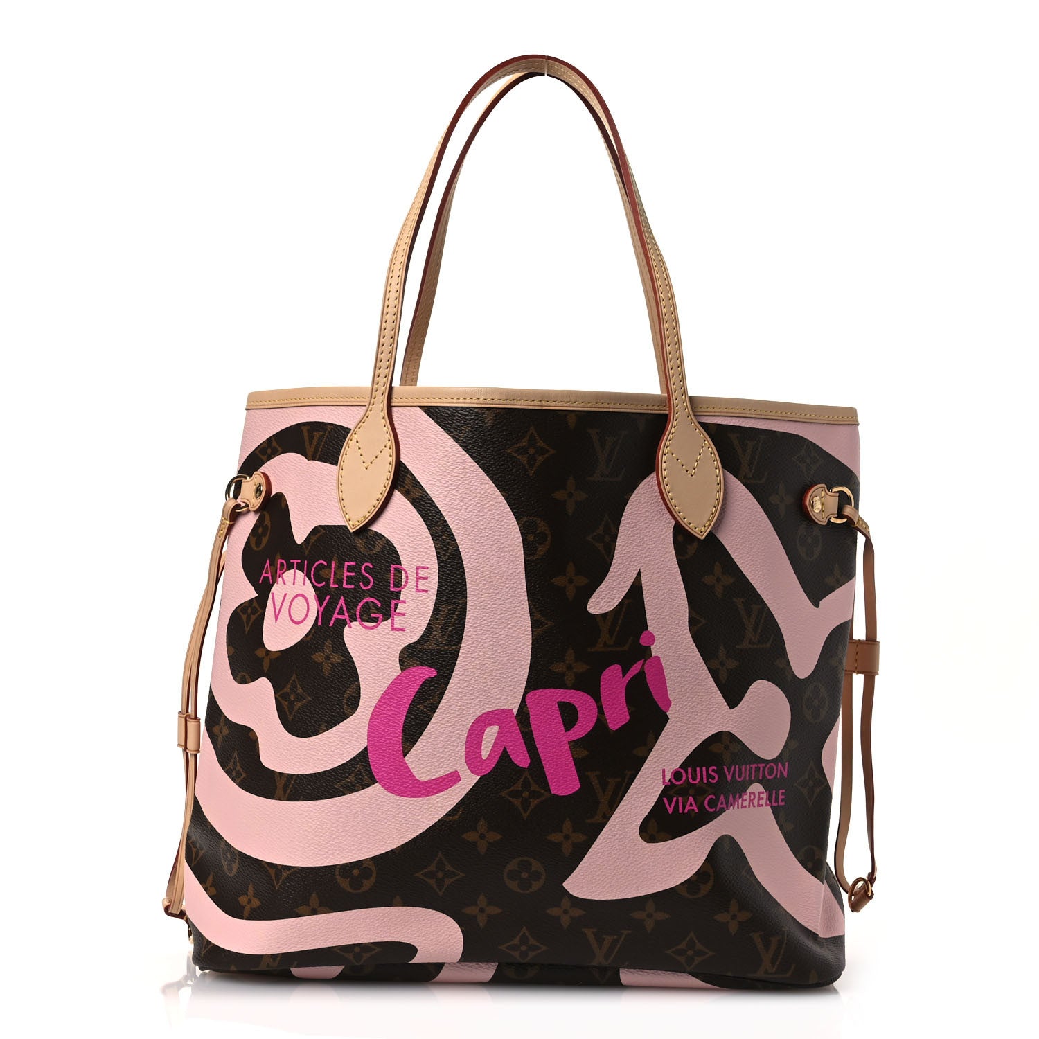Louis Vuitton Monogram Tahitienne Capri Neverfull MM 1845288