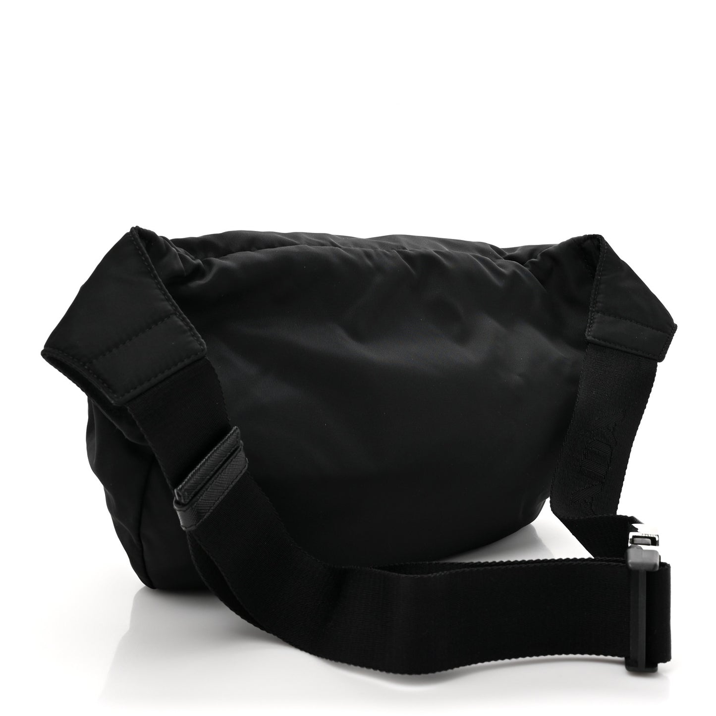 Re-Nylon Saffiano Convertible Belt Bag Black